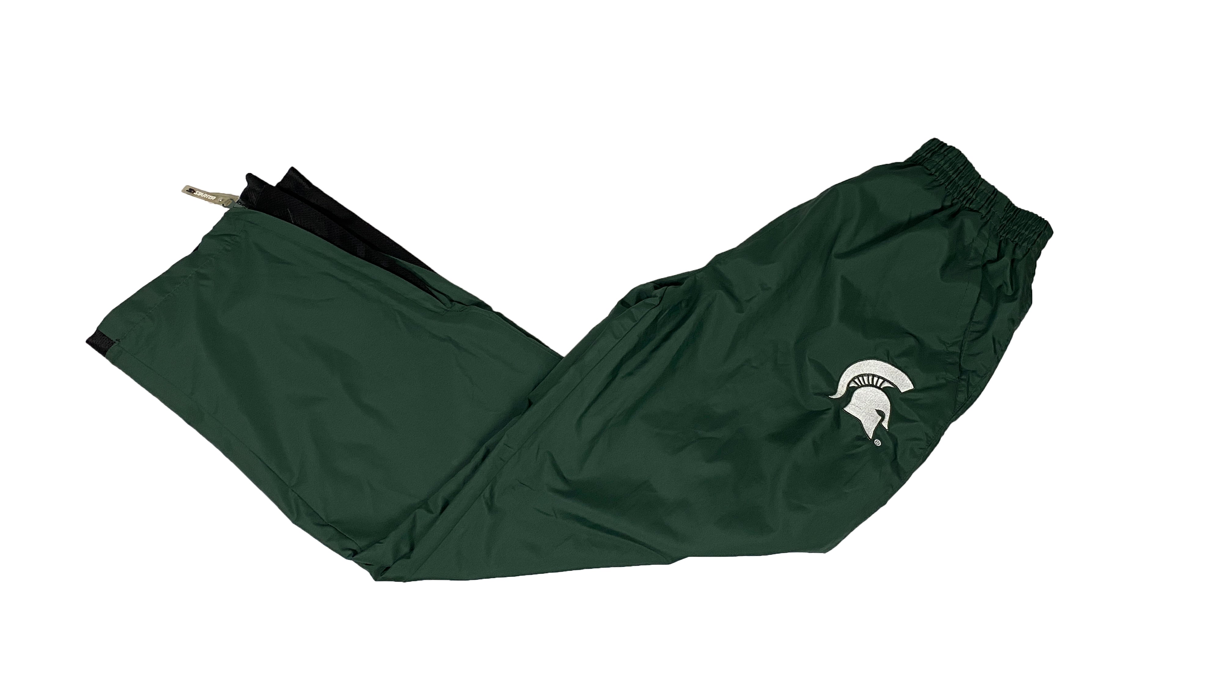 Vintage "Team Starter" Brand MSU Track Pants Youth Size 12-14