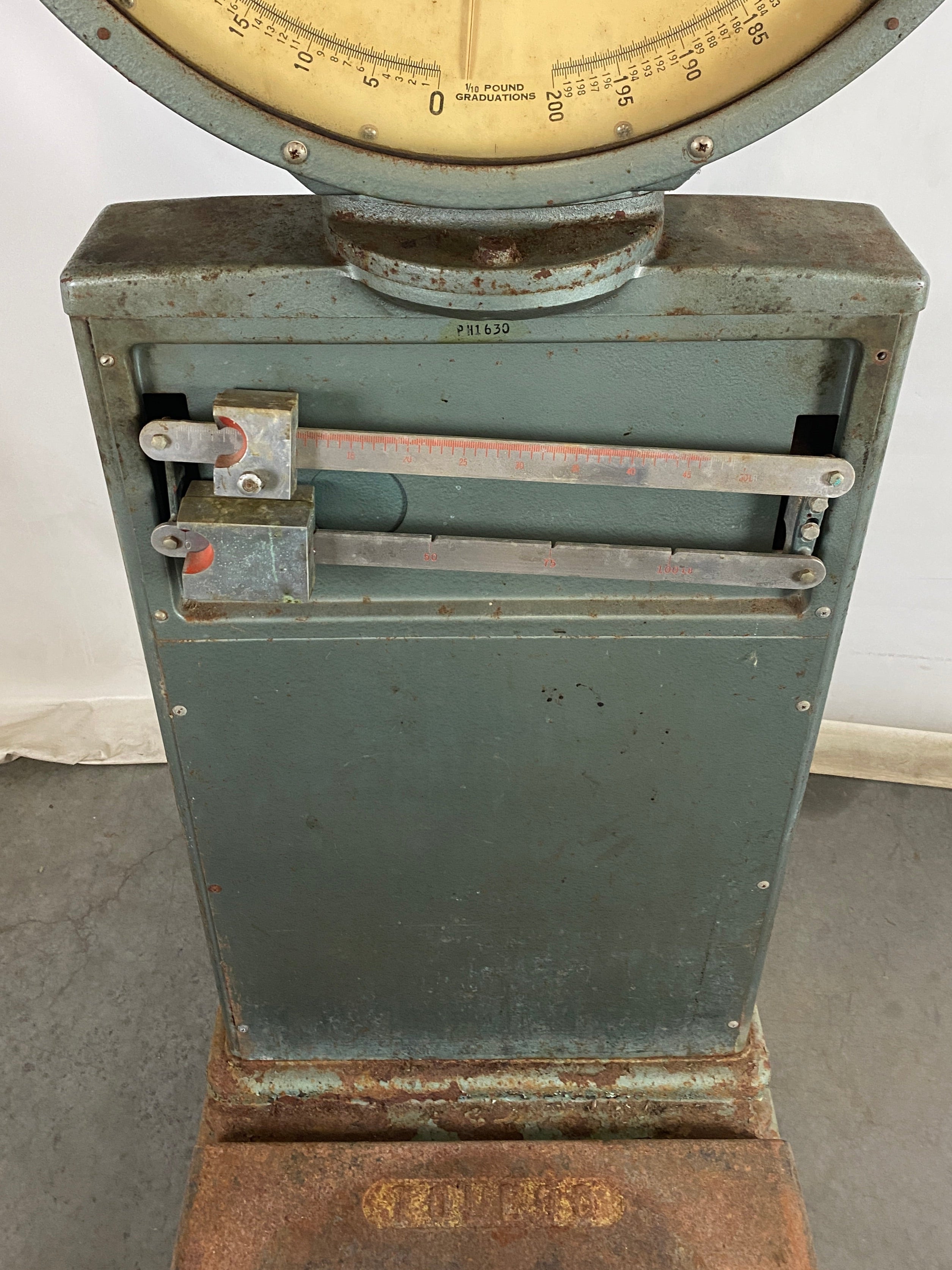 Vintage Toledo #2181 Industrial Honest Weight Scale