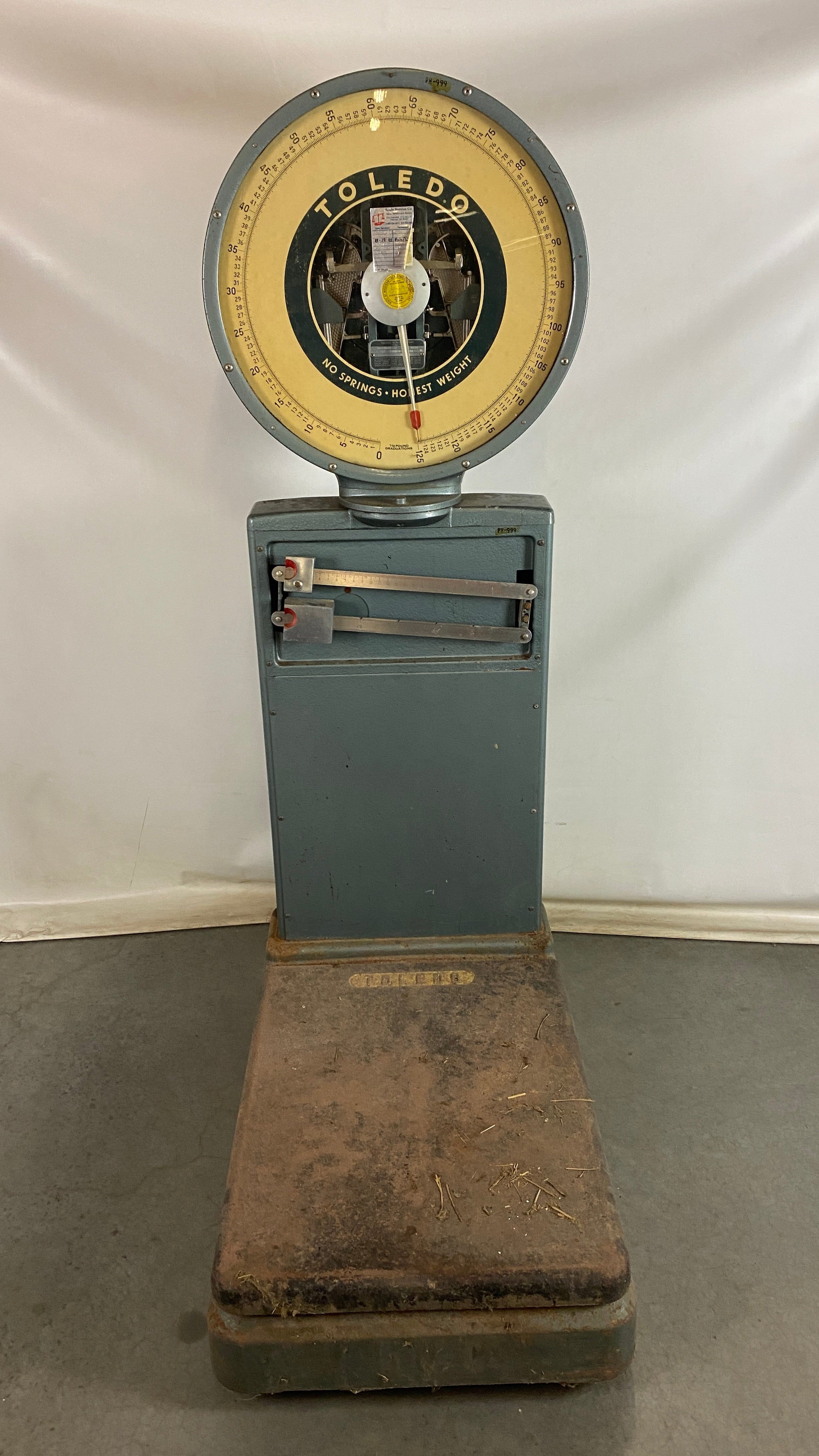 Vintage Toledo #2181 Industrial Honest Weight Scale *Does Not Work*
