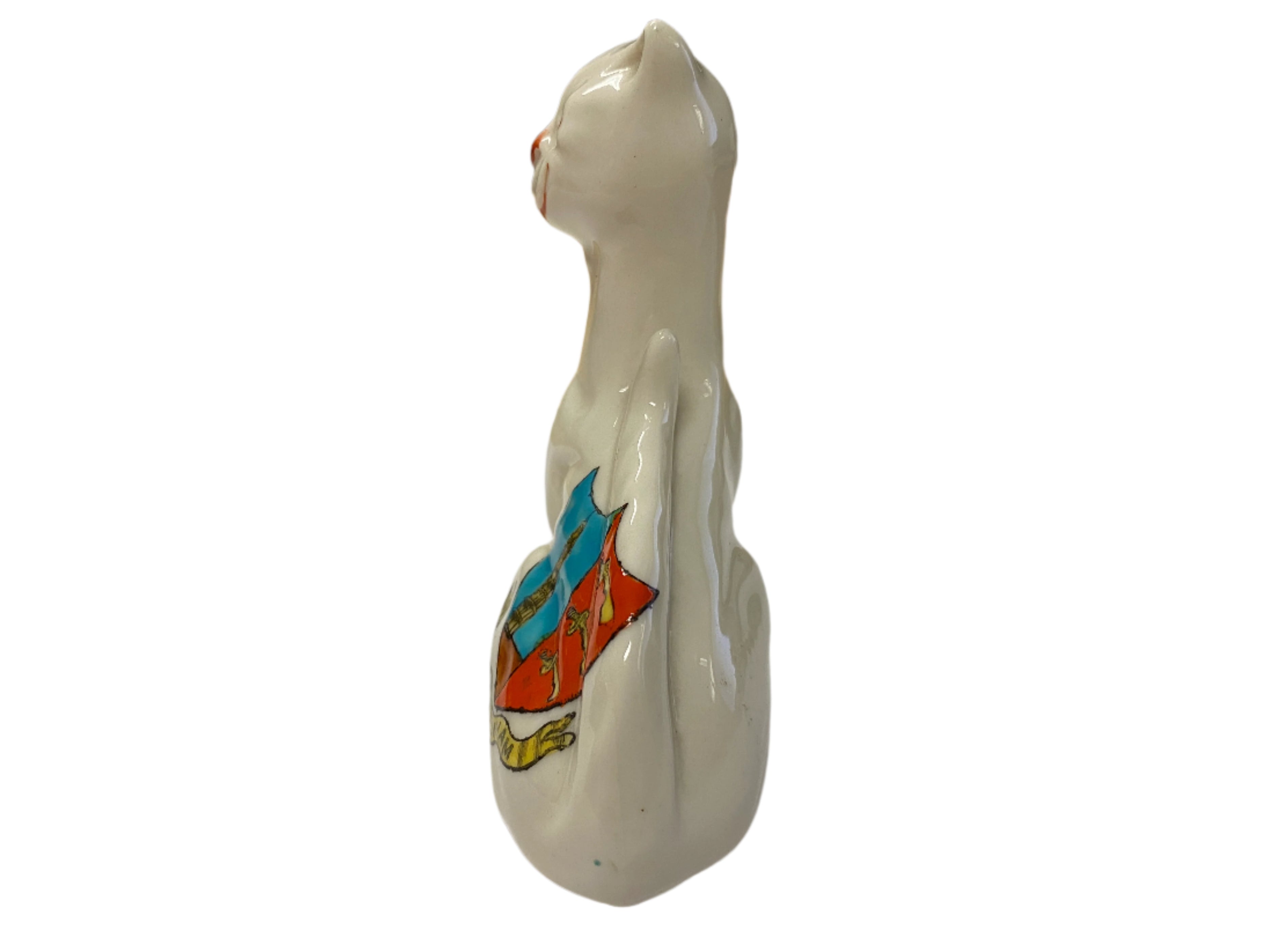Vintage Tottenham Ceramic Cat Figurine