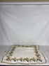 Vintage Turkish Scarf with Handmade Crochet Trim