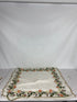 Vintage Turkish Scarf with Handmade Crochet Trim