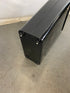 Vintage United 30" Rectangular Black Trash Can
