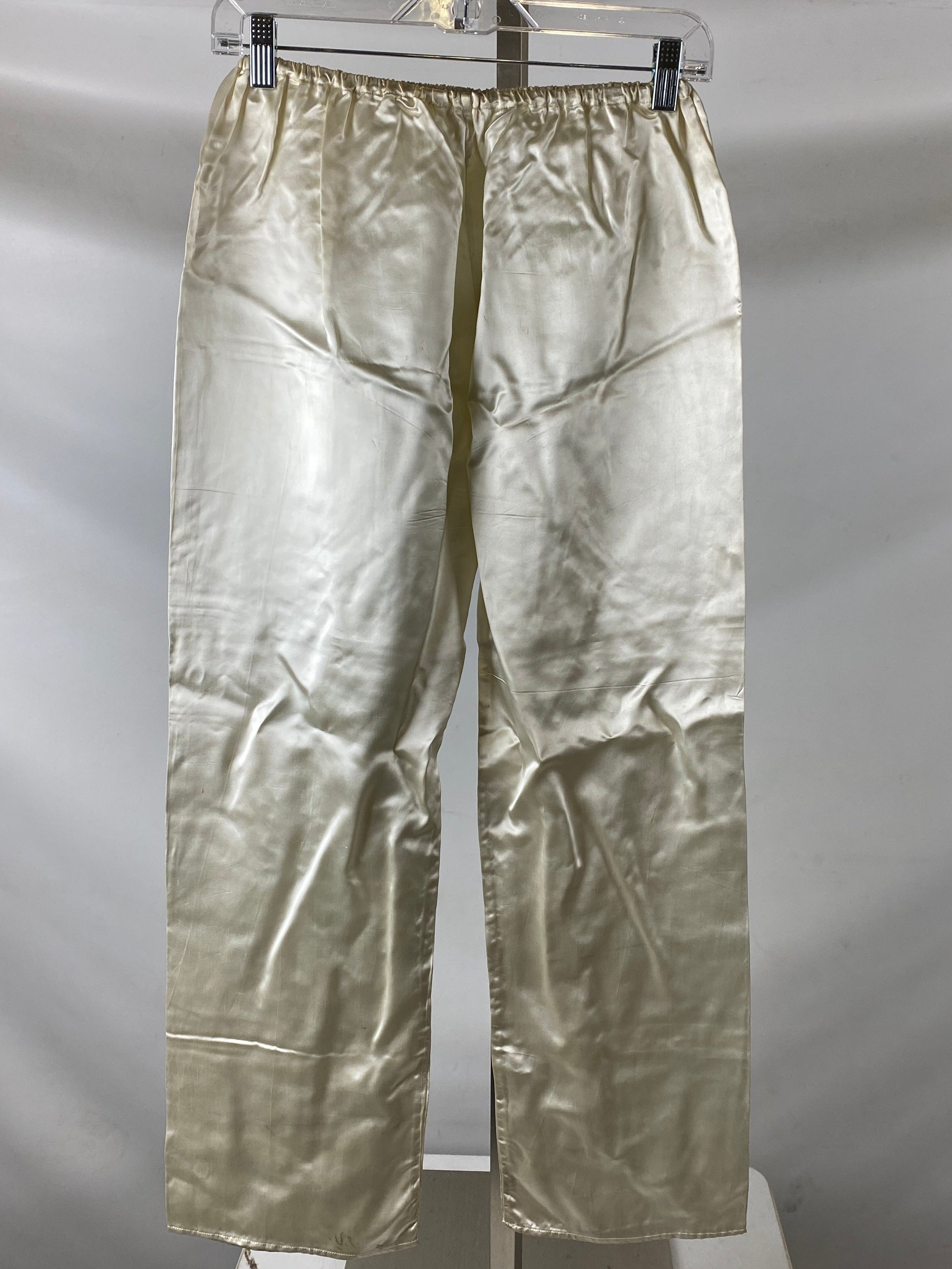 Vintage Vietnamese Cream Silk Pants