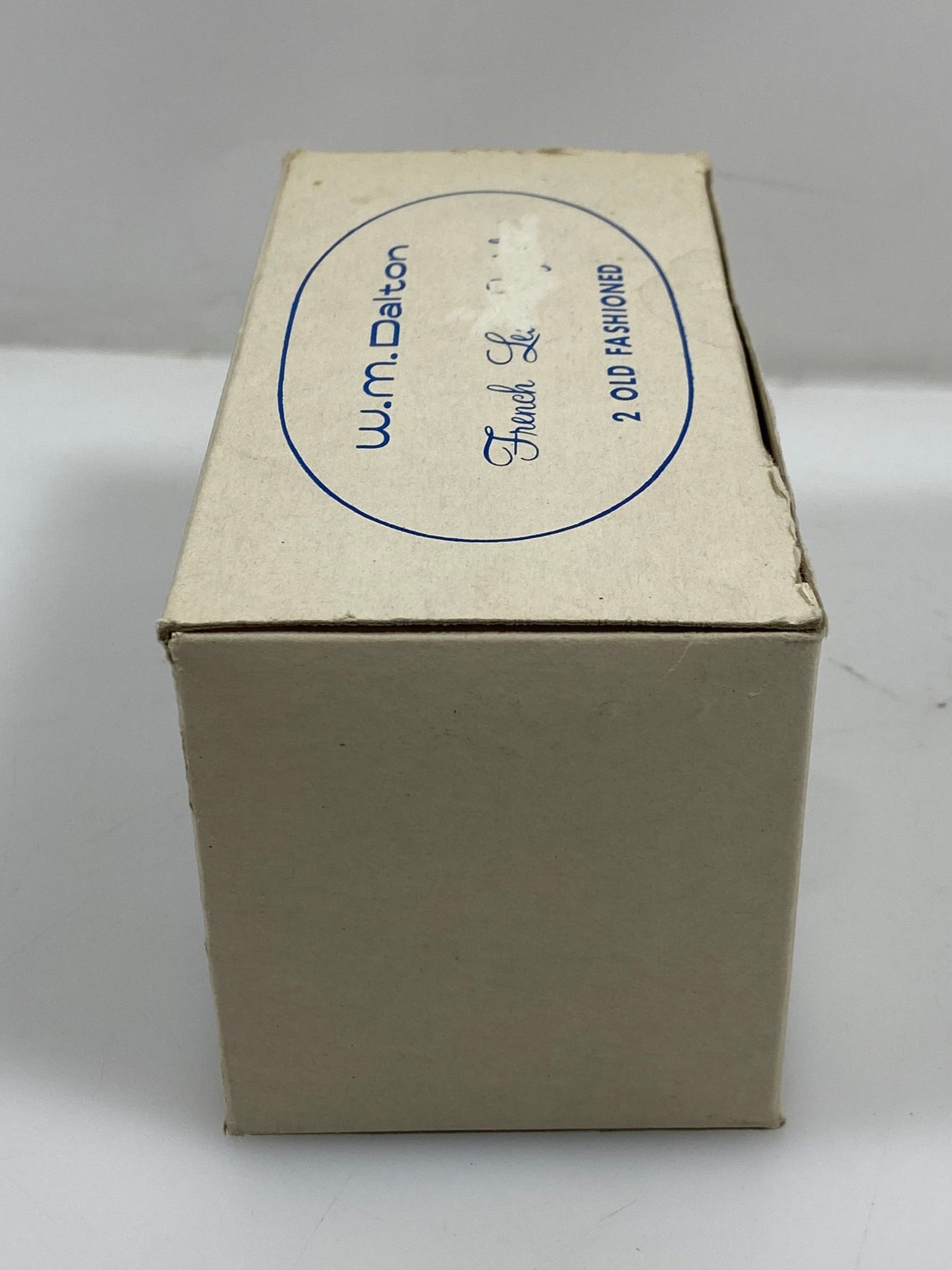 Vintage W.M. Dalton French Lead Crystal #5 2 Pack of Old Fashioned Glasses *New*