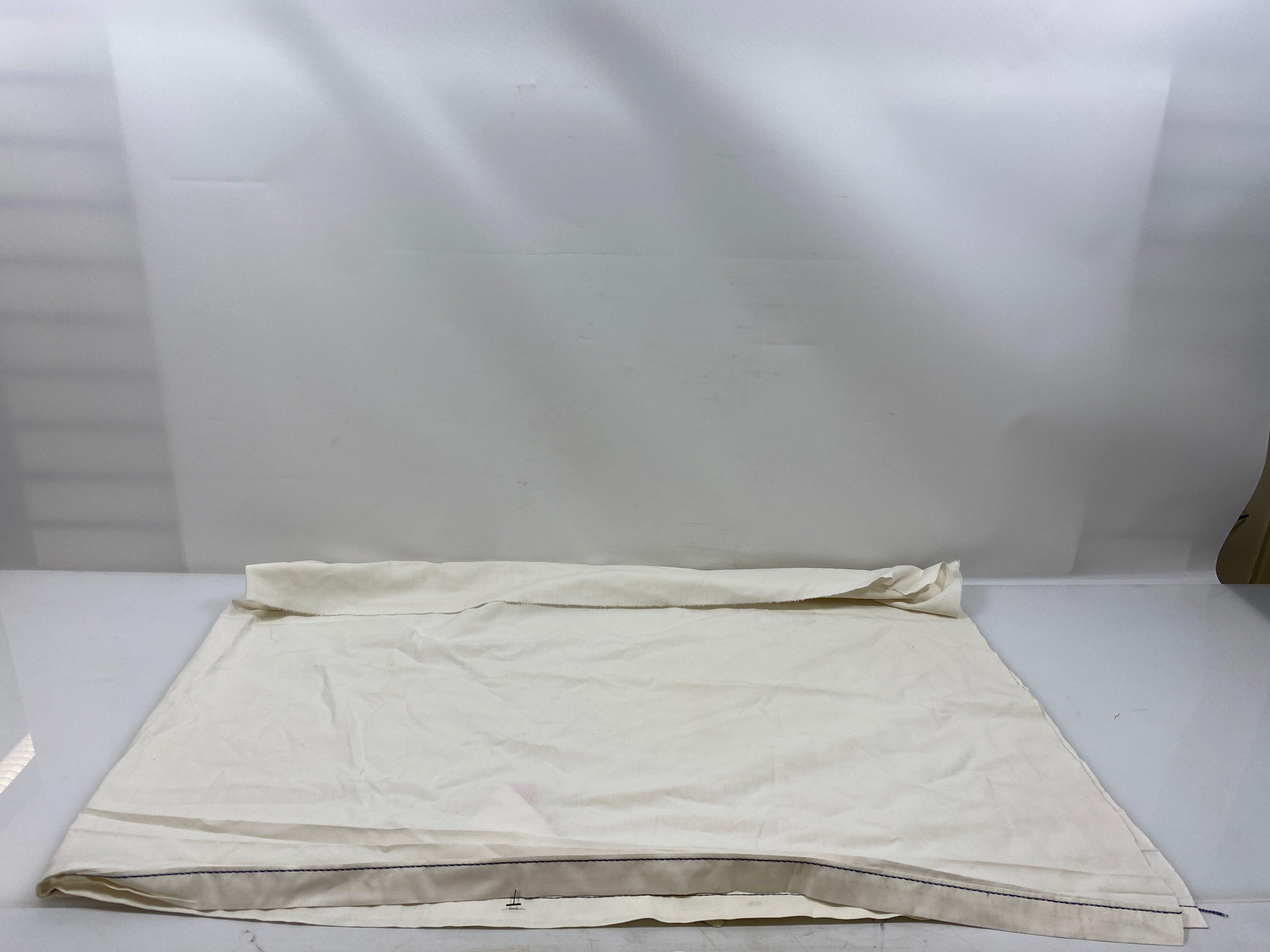 Vintage White Linen Fabric Random Cuts