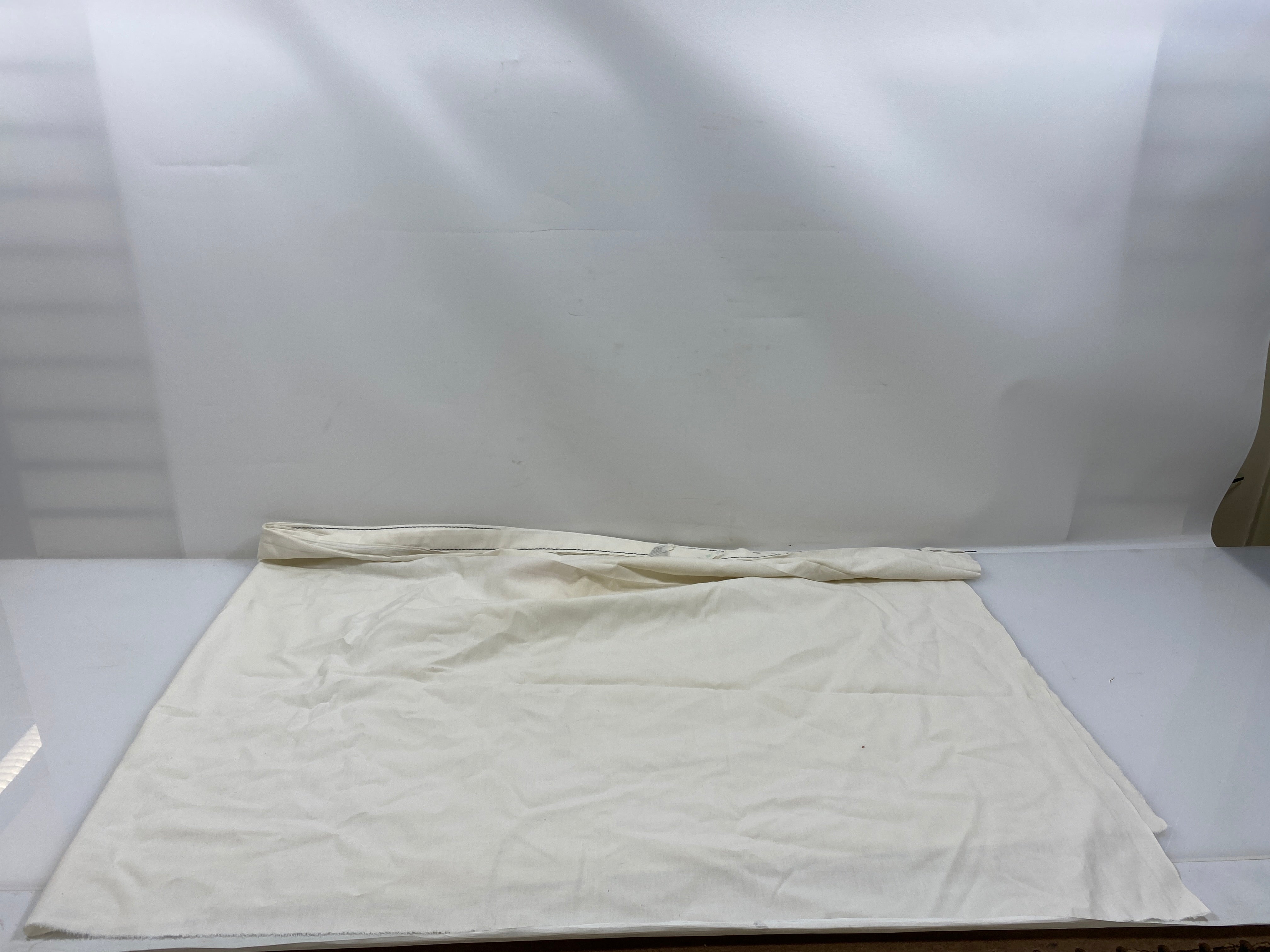 Vintage White Linen Fabric Random Cuts
