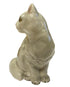 Vintage Wien Keranos Ceramic White Cat Figurine