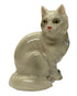 Vintage Wien Keranos Ceramic White Cat Figurine