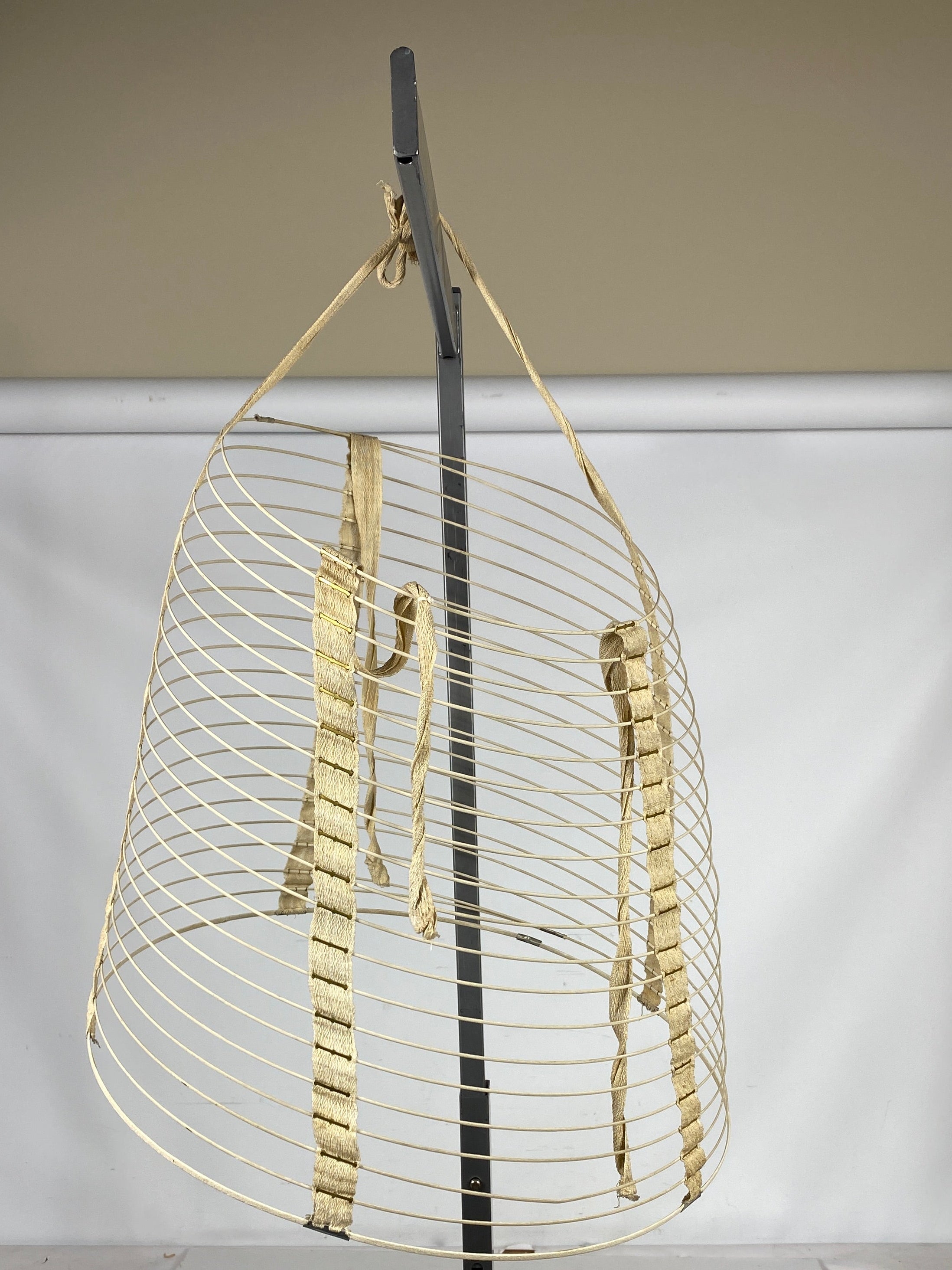 Vintage Wire Bustle Cage Hoop Skirt #1