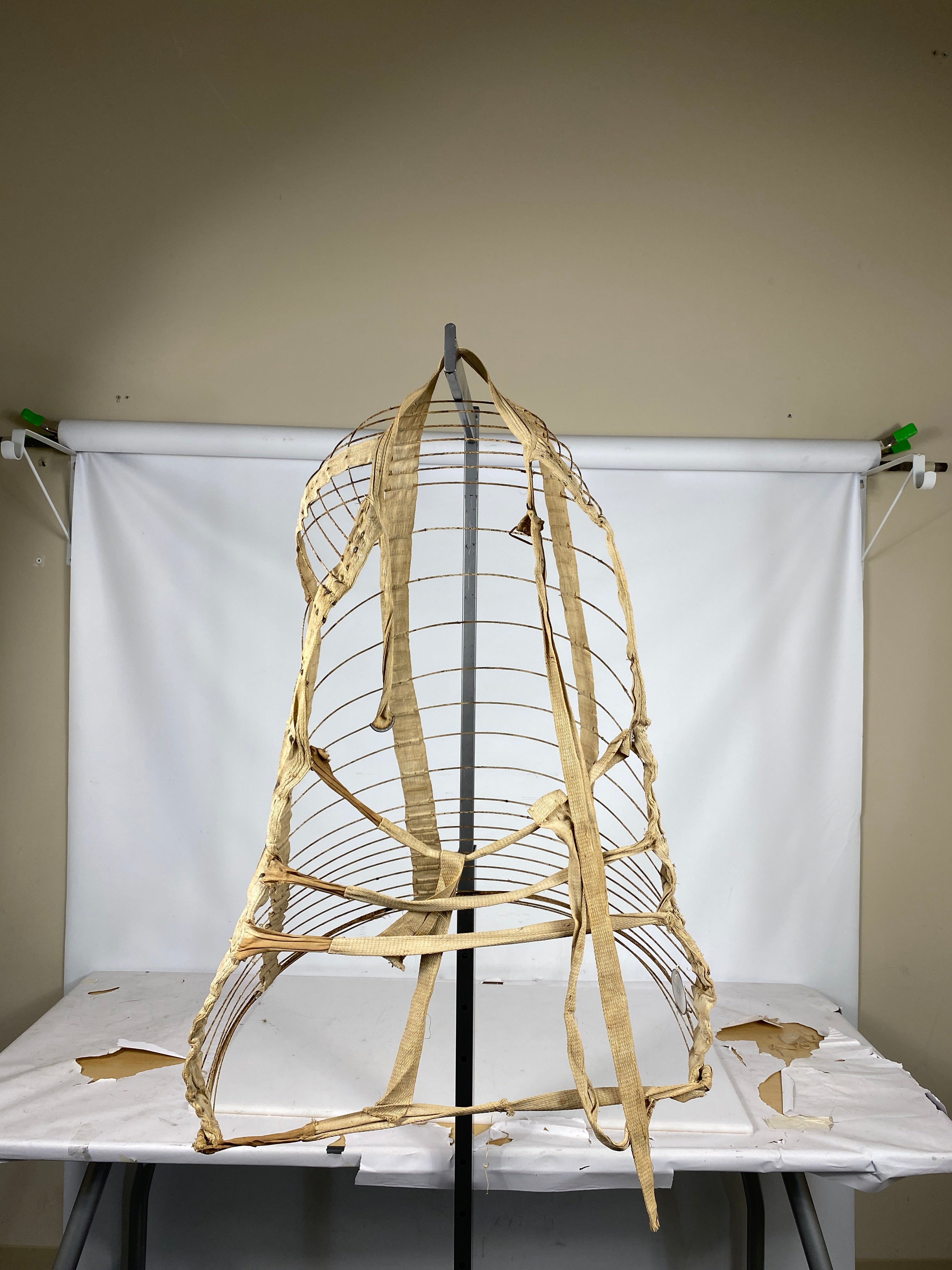 Vintage Wire Bustle Cage Hoop Skirt #3