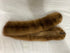 Vintage Women's Genuine Mink Fur Brown Collar Stole Scarf Wrap w/ Clips