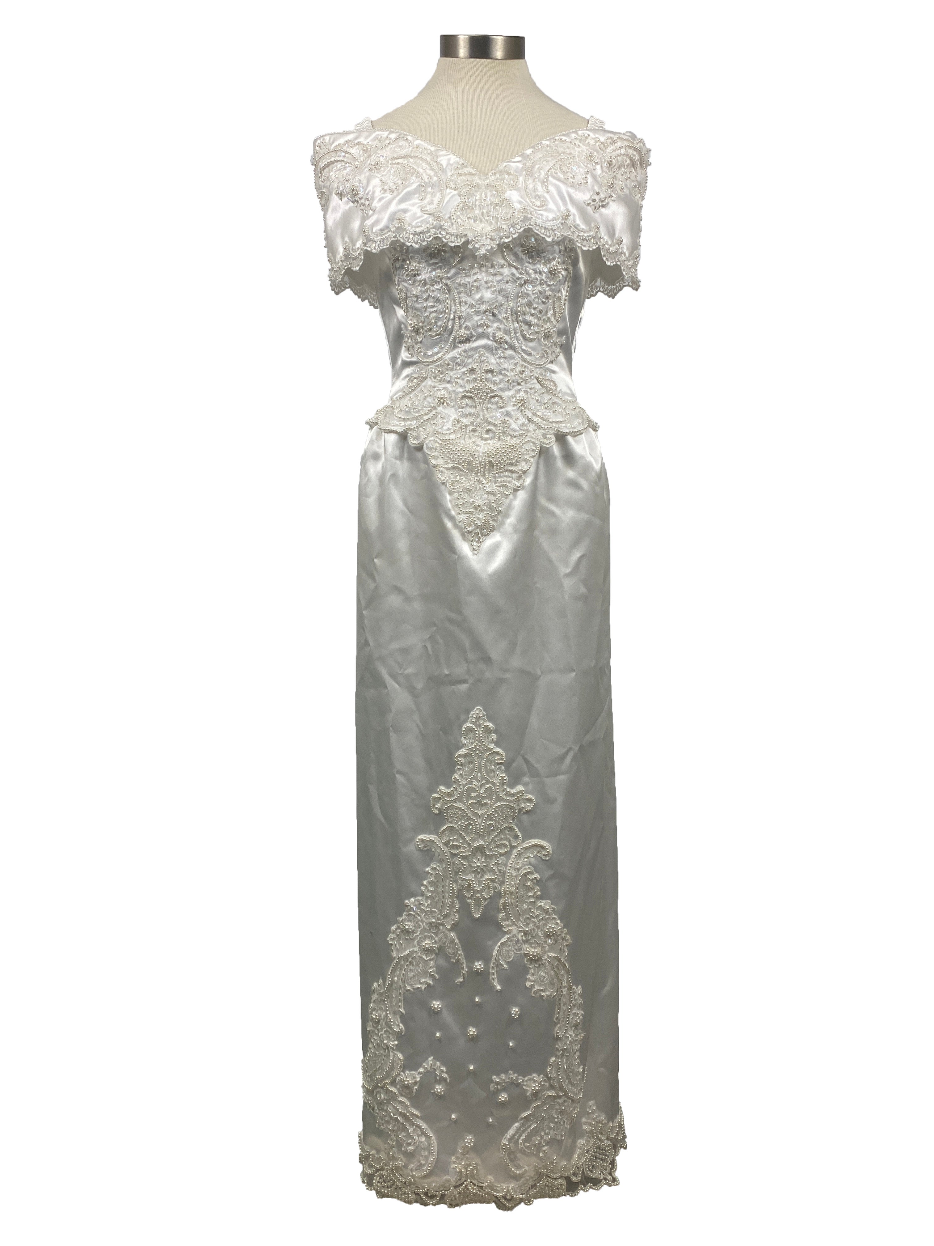 Vintage Zurcion Method Prestige Wedding Gown Women's Size 8