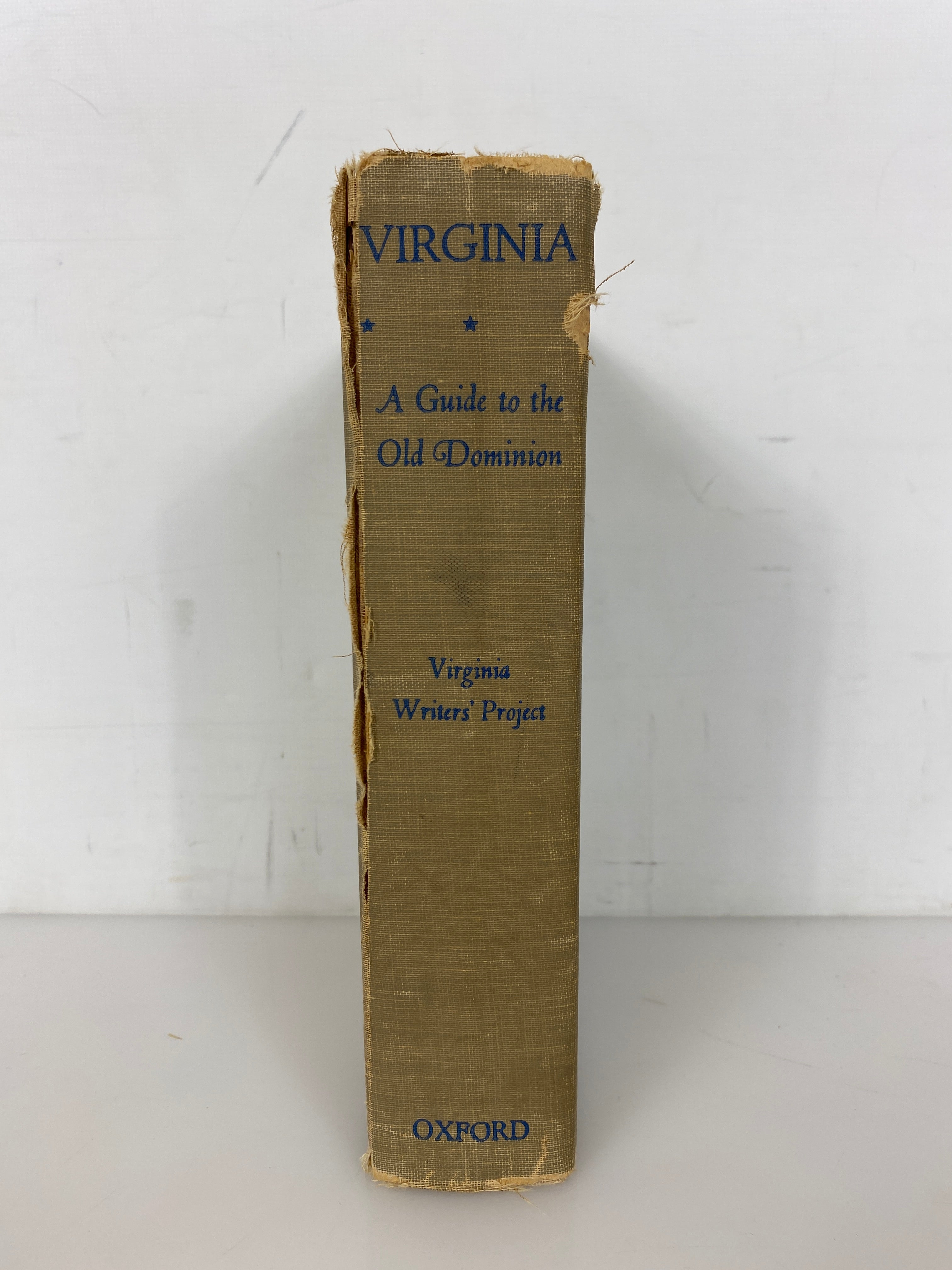 Virginia A Guide to the Old Dominion 1941 WPA Second Printing HC