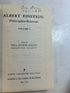 Vol I-II Albert Einstein Philosopher Scientist by Paul Arthur Schilpp SC