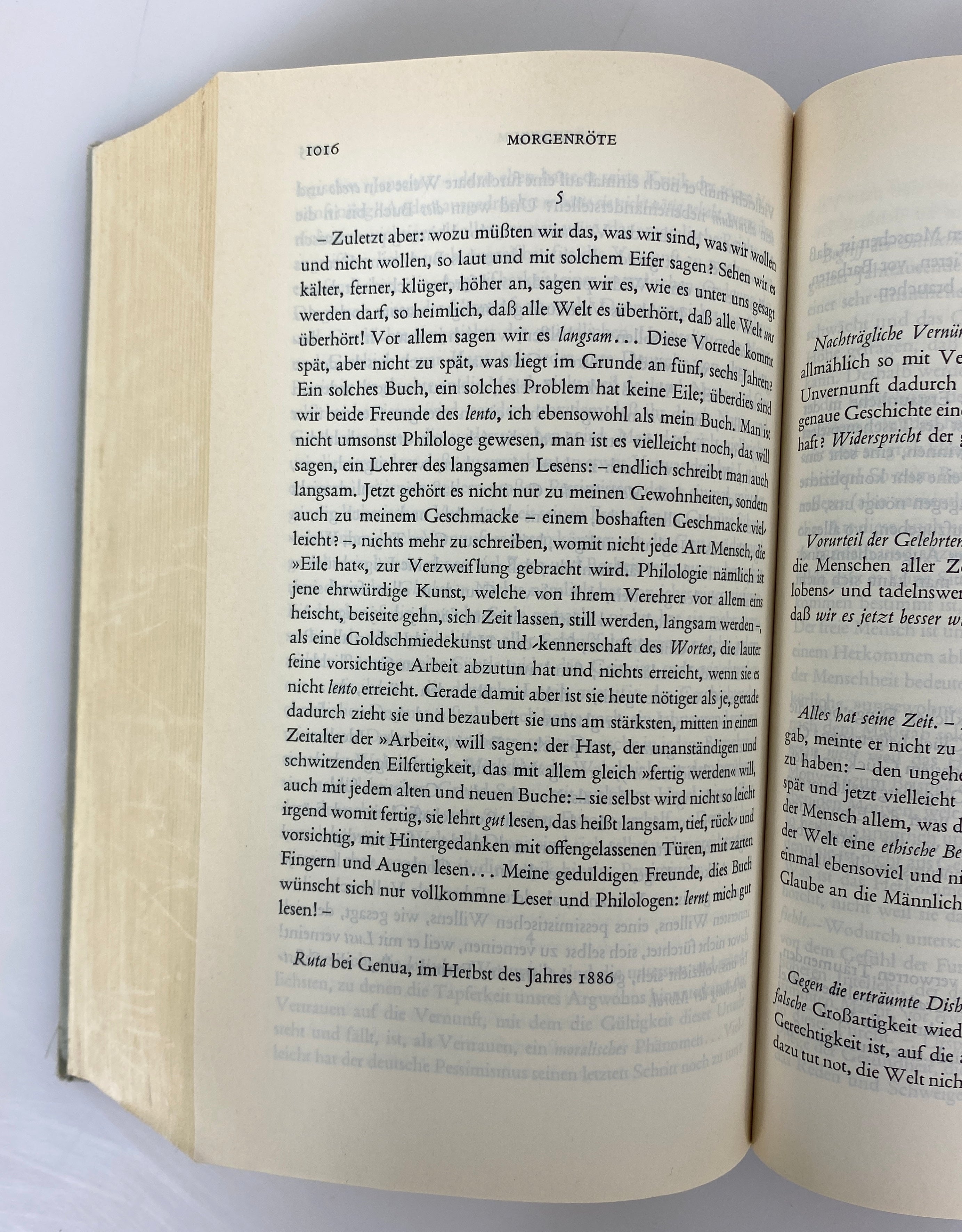 Vols I & III Friedrich Nietzsche Works in 3 Volumes in German 1960 Ex-Library