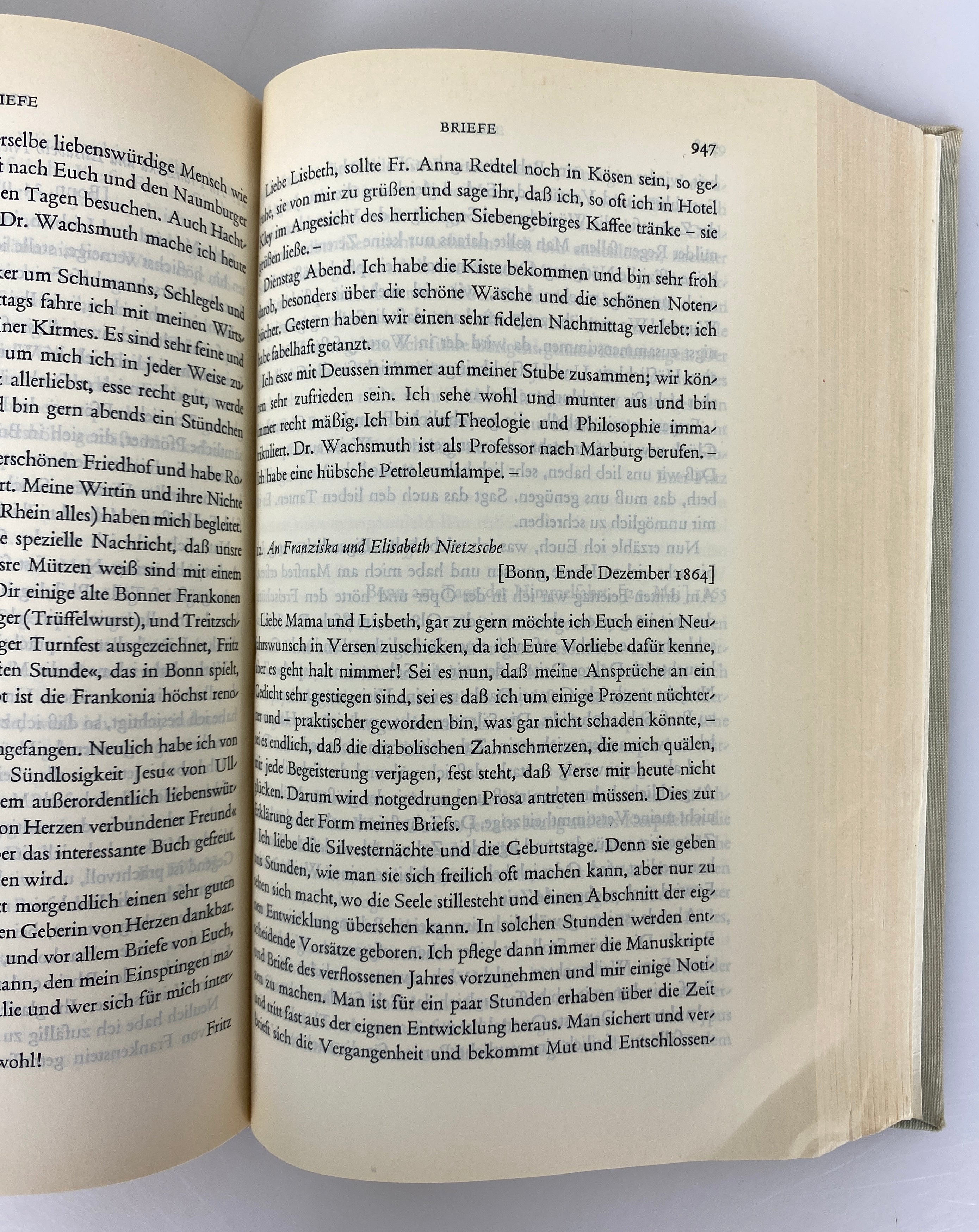 Vols I & III Friedrich Nietzsche Works in 3 Volumes in German 1960 Ex-Library