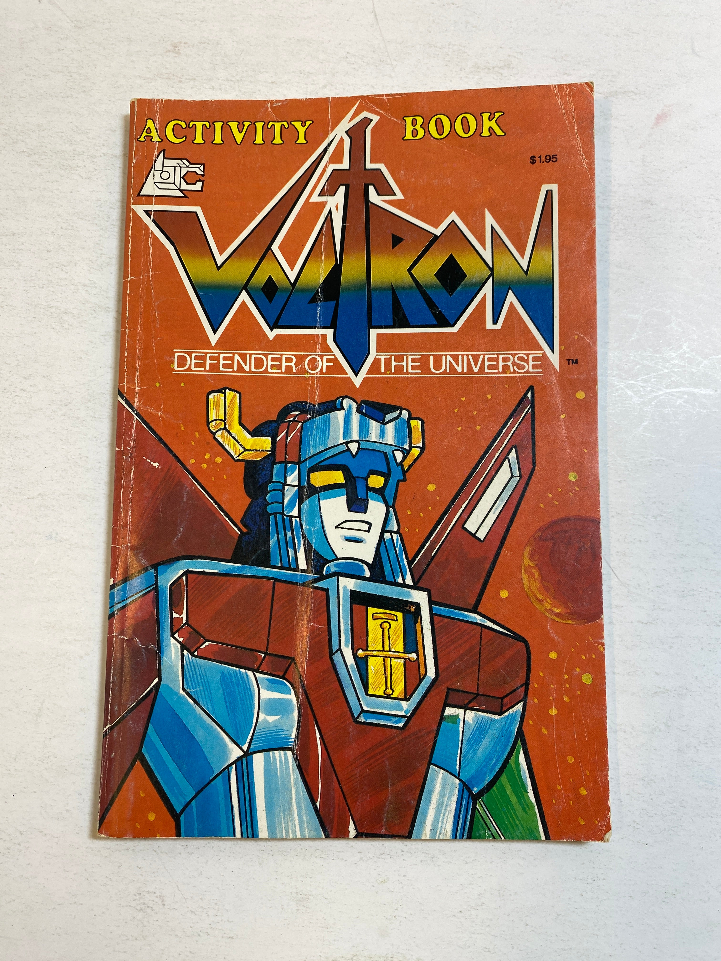 Voltron Vintage ActivityBook 1985