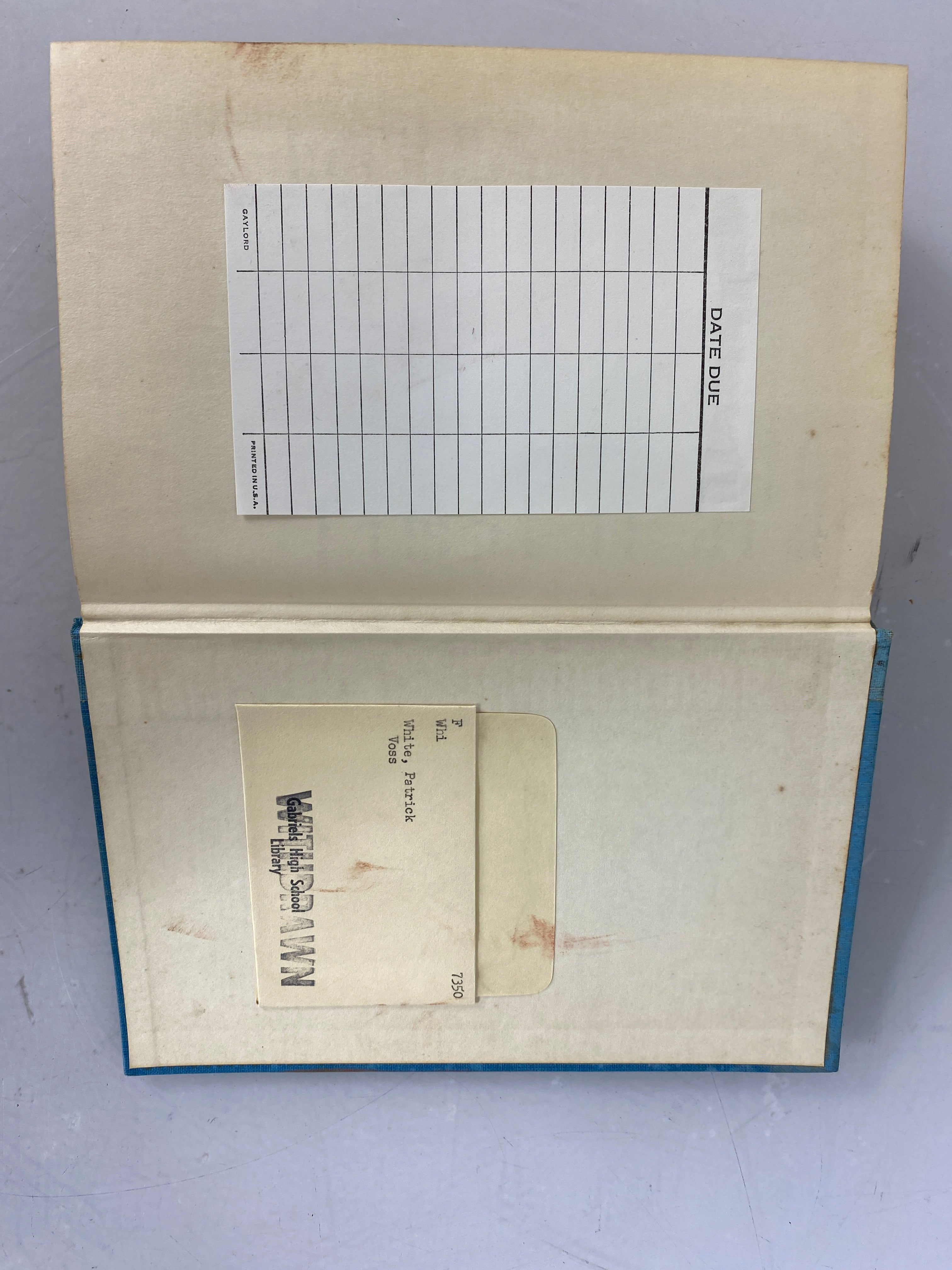 Voss by Patrick White 1957 First Edition HC Former Library Copy