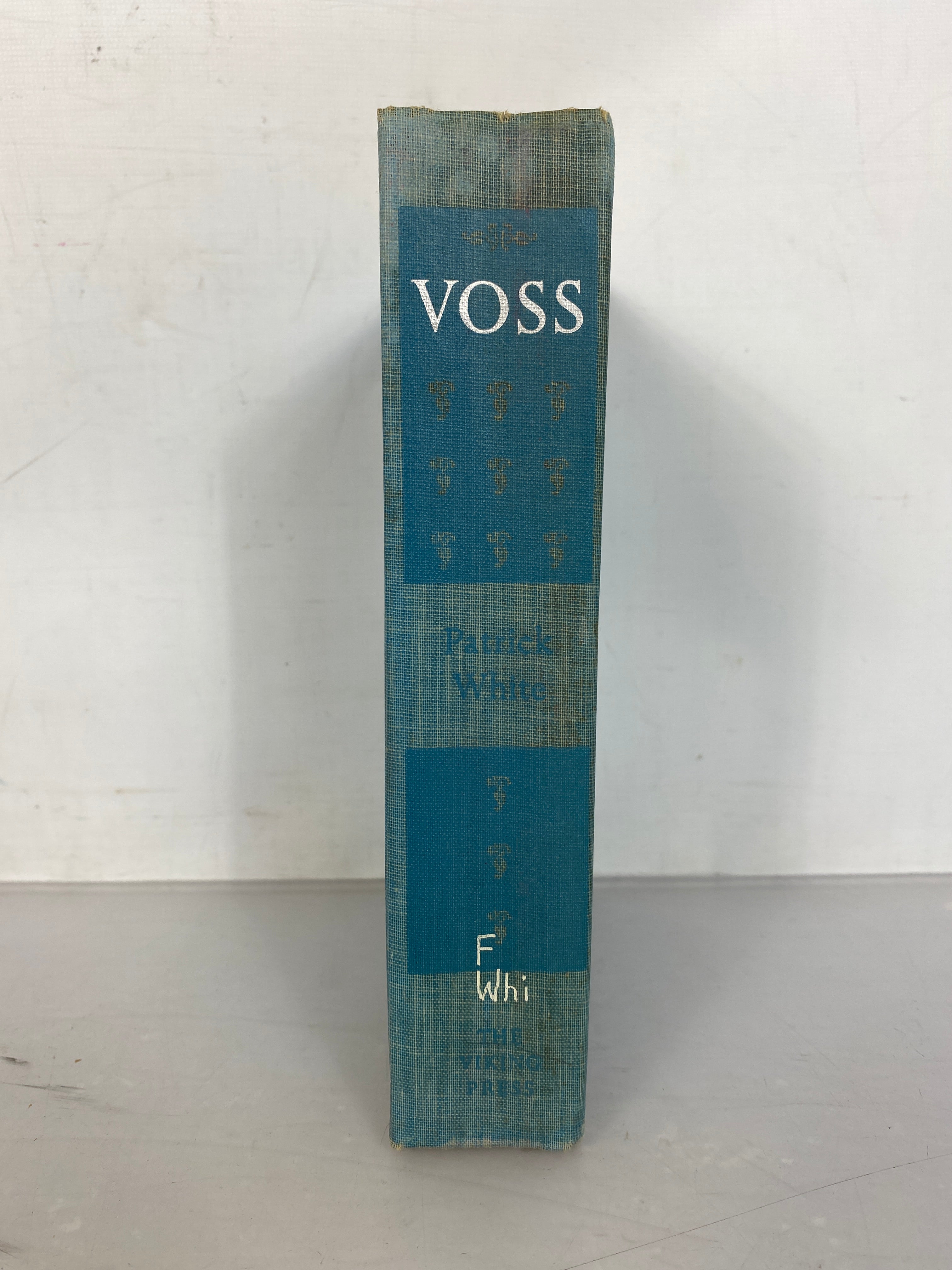 Voss by Patrick White 1957 First Edition HC Former Library Copy