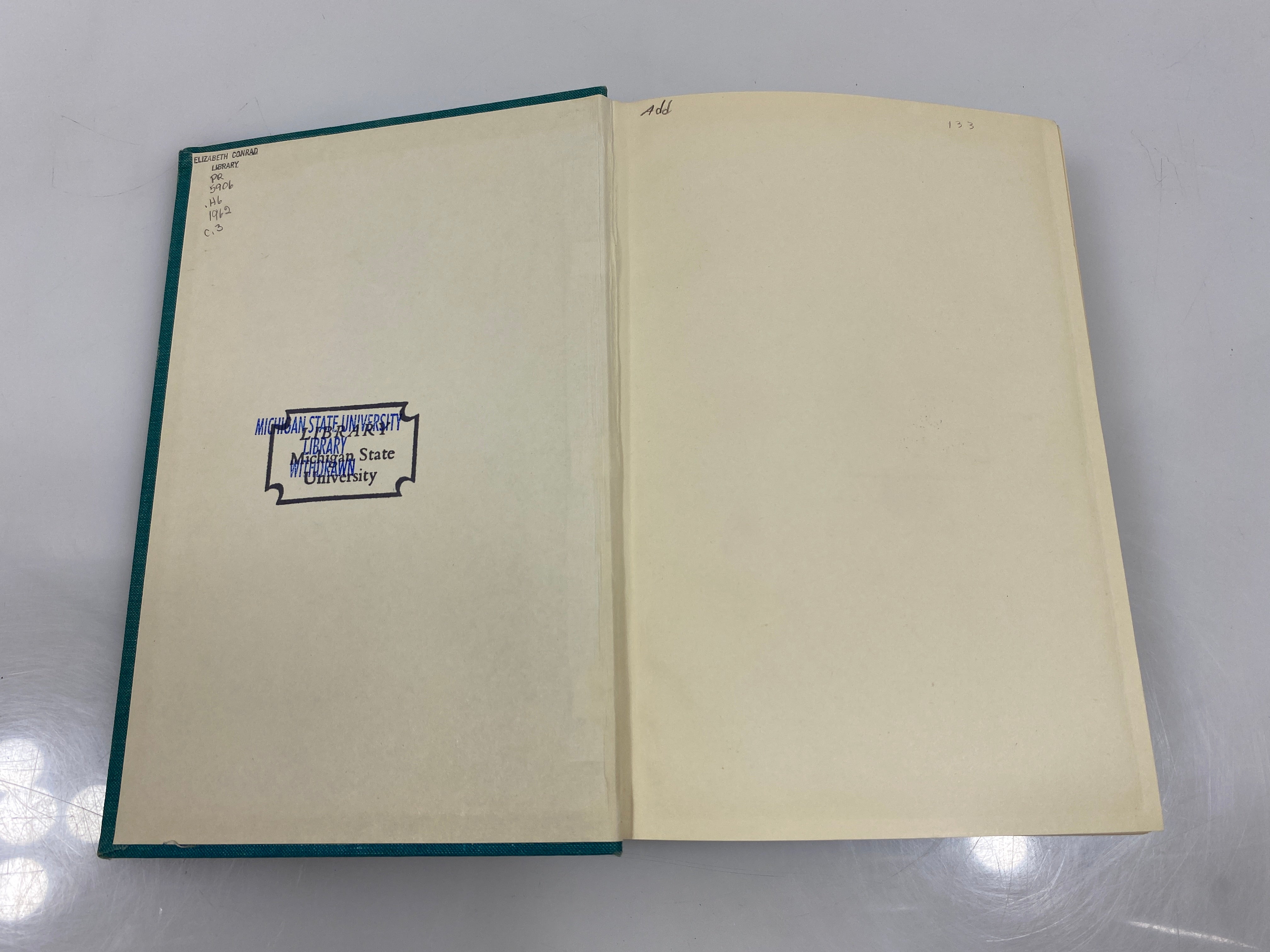 W.B. Yeats 1865-1939 by Hone Ex-library 1962 HC
