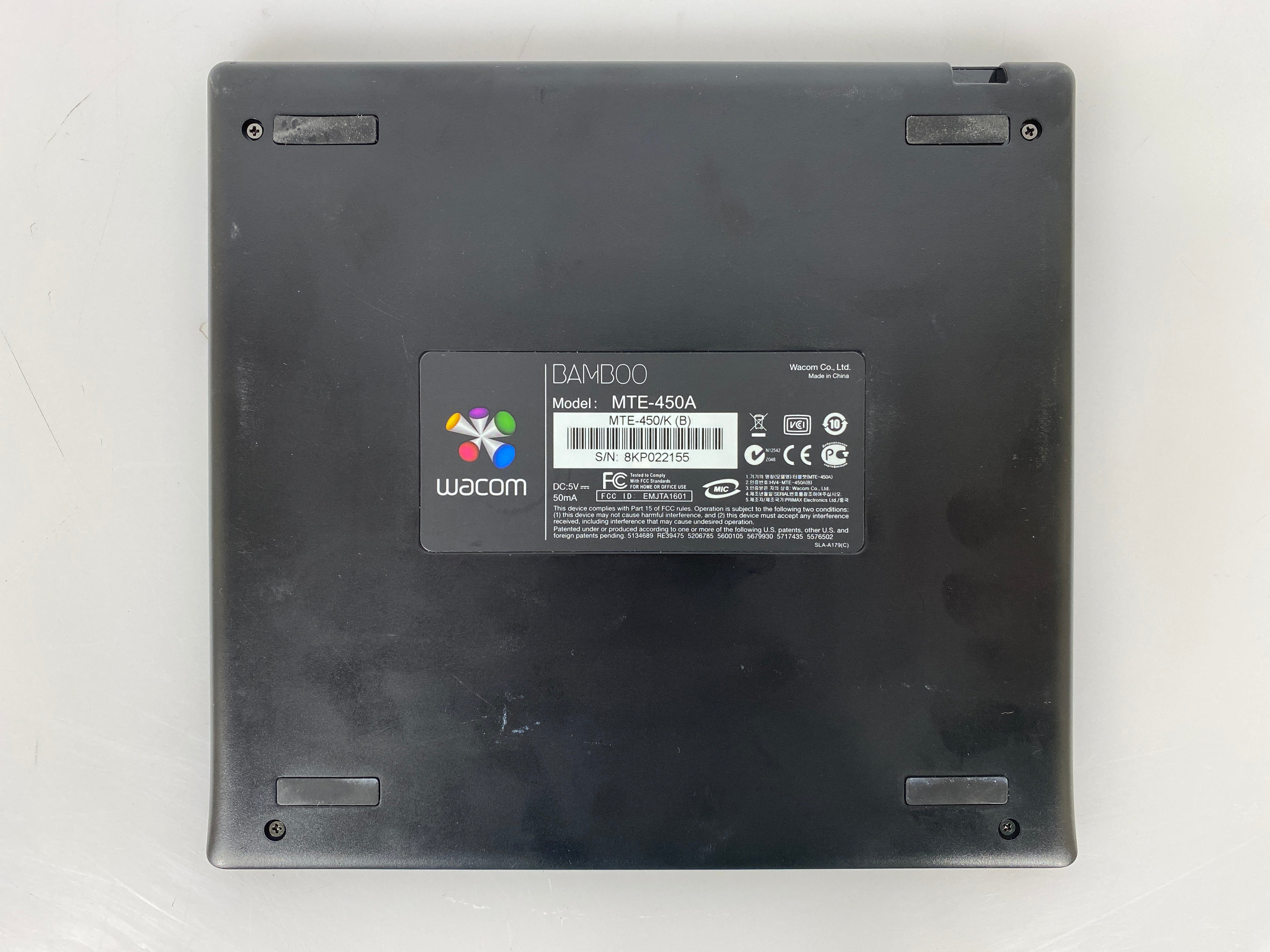 Wacom Bamboo MTE-450A Graphic Pen Tablet *No Pen*