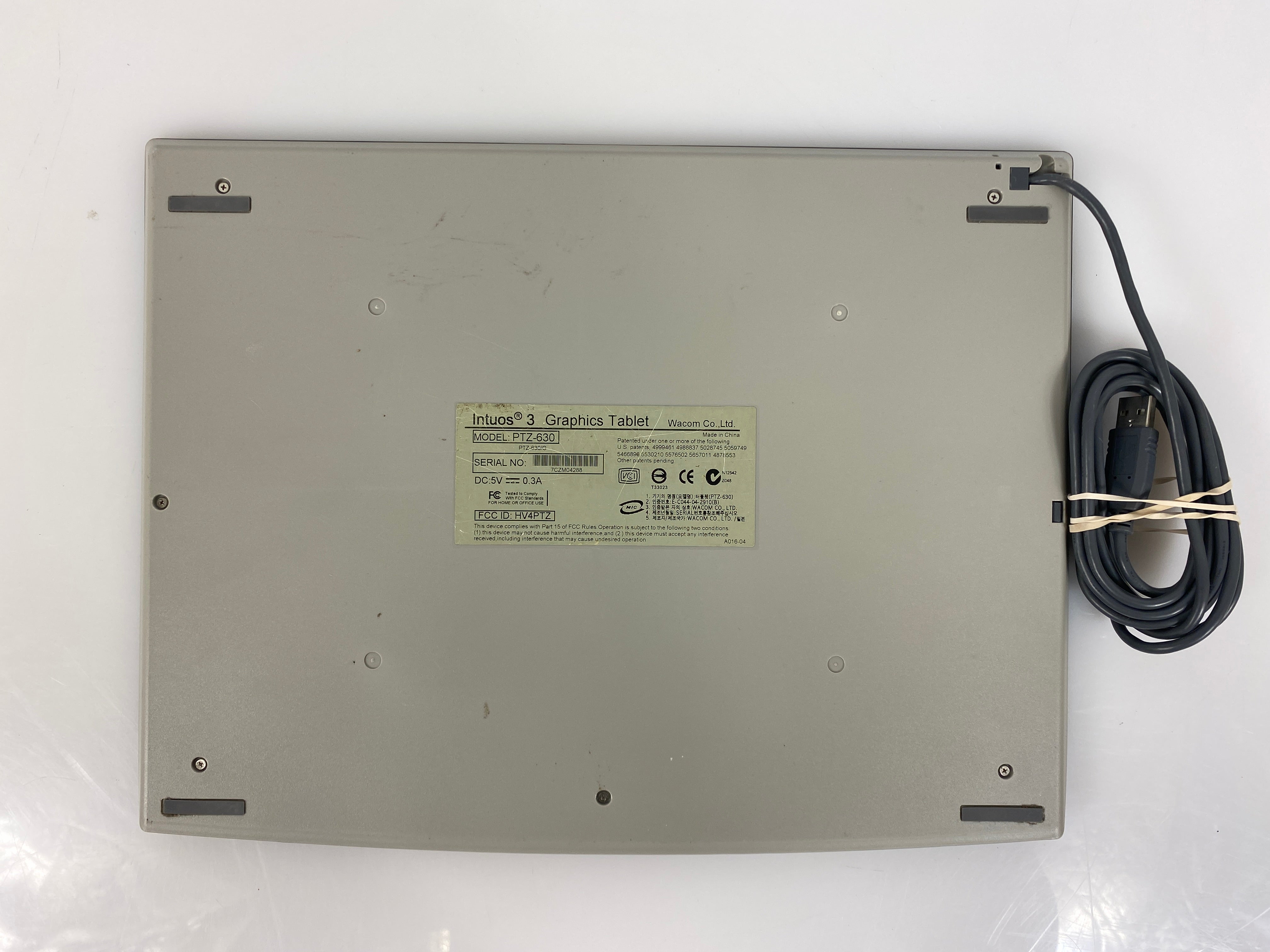 Wacom Intuos 3 PTZ-630 Graphics Drawing Tablet w/o Pen