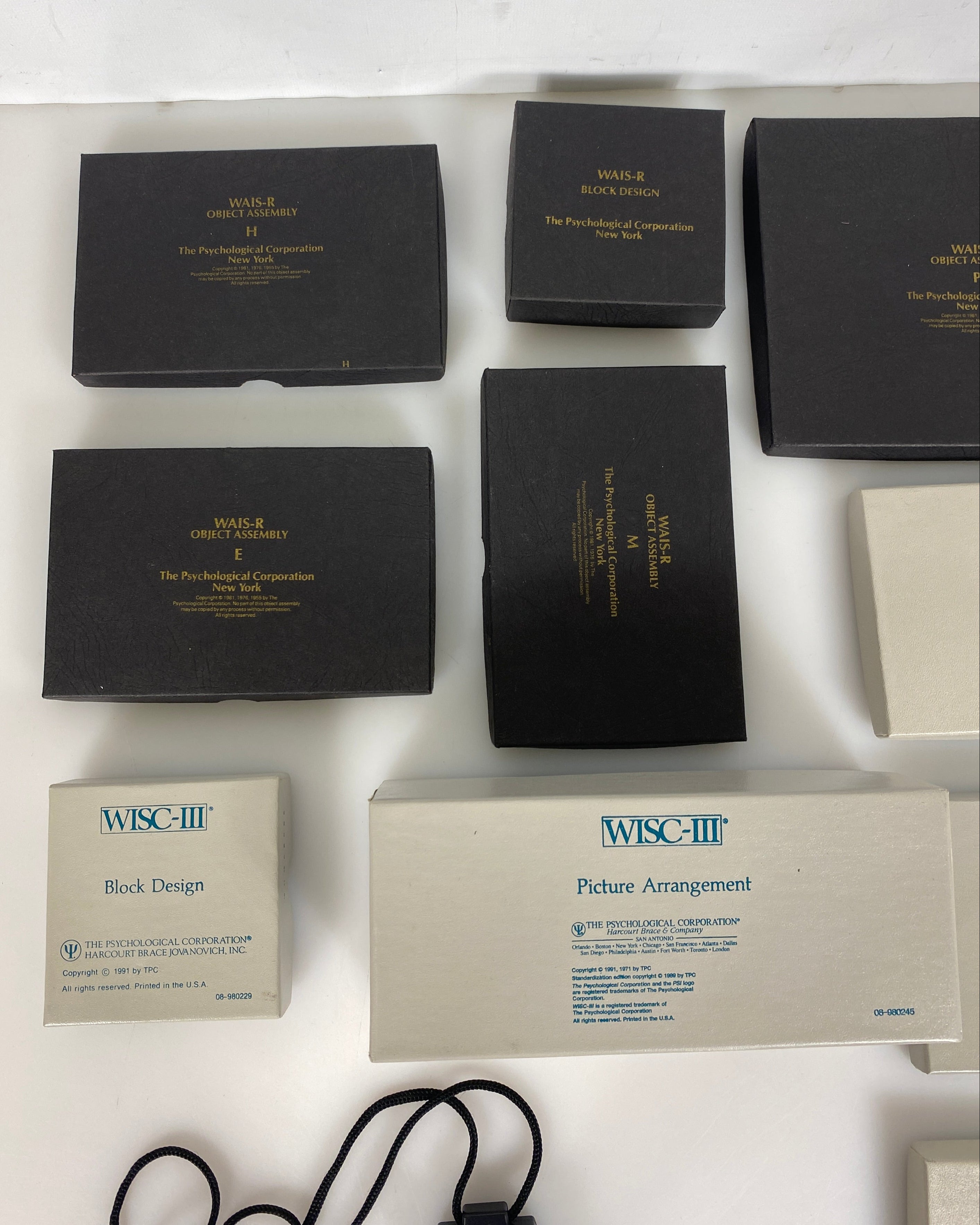 Wais-R Psychology Kit Adult IQ Criteria/Test