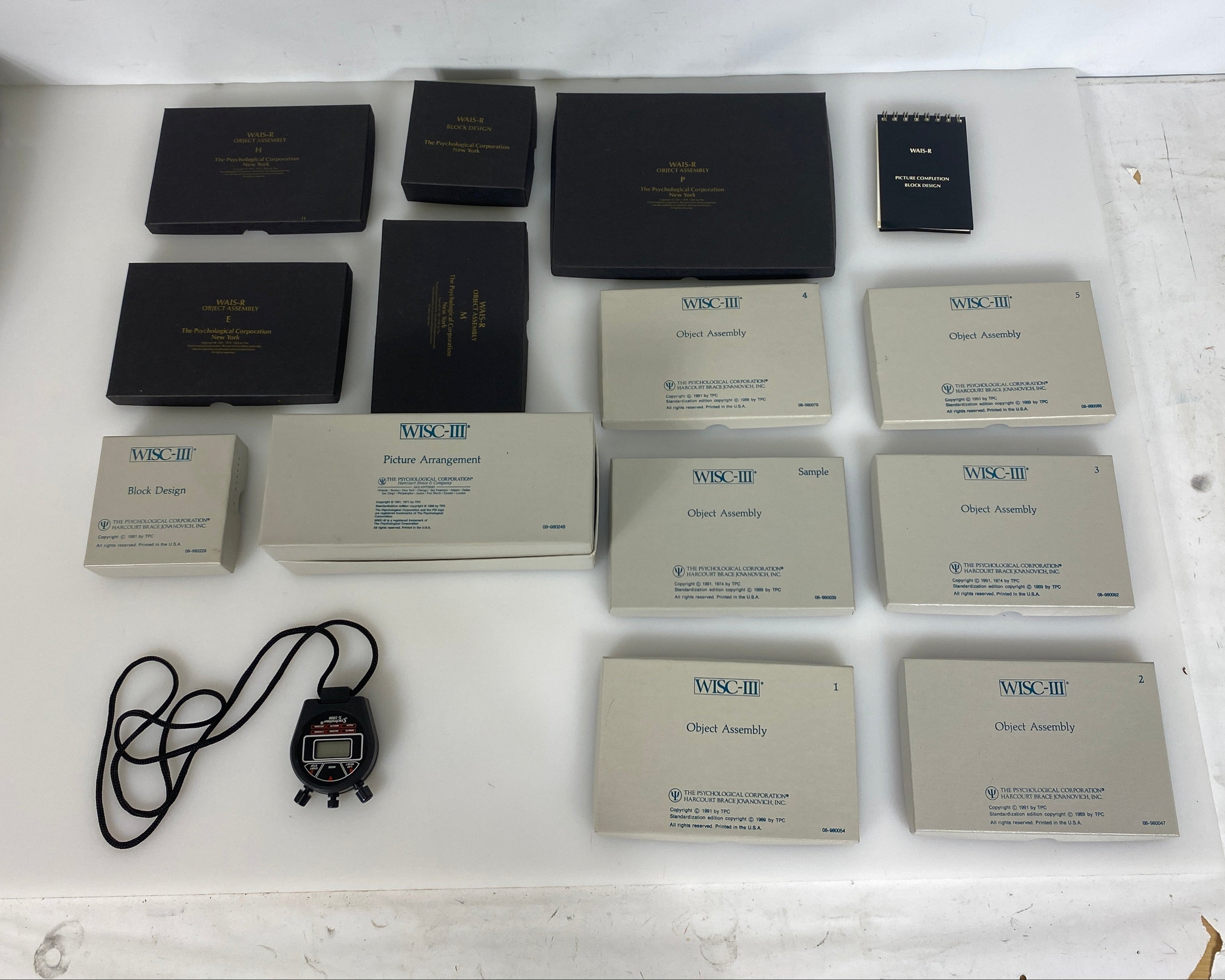 Wais-R Psychology Kit Adult IQ Criteria/Test