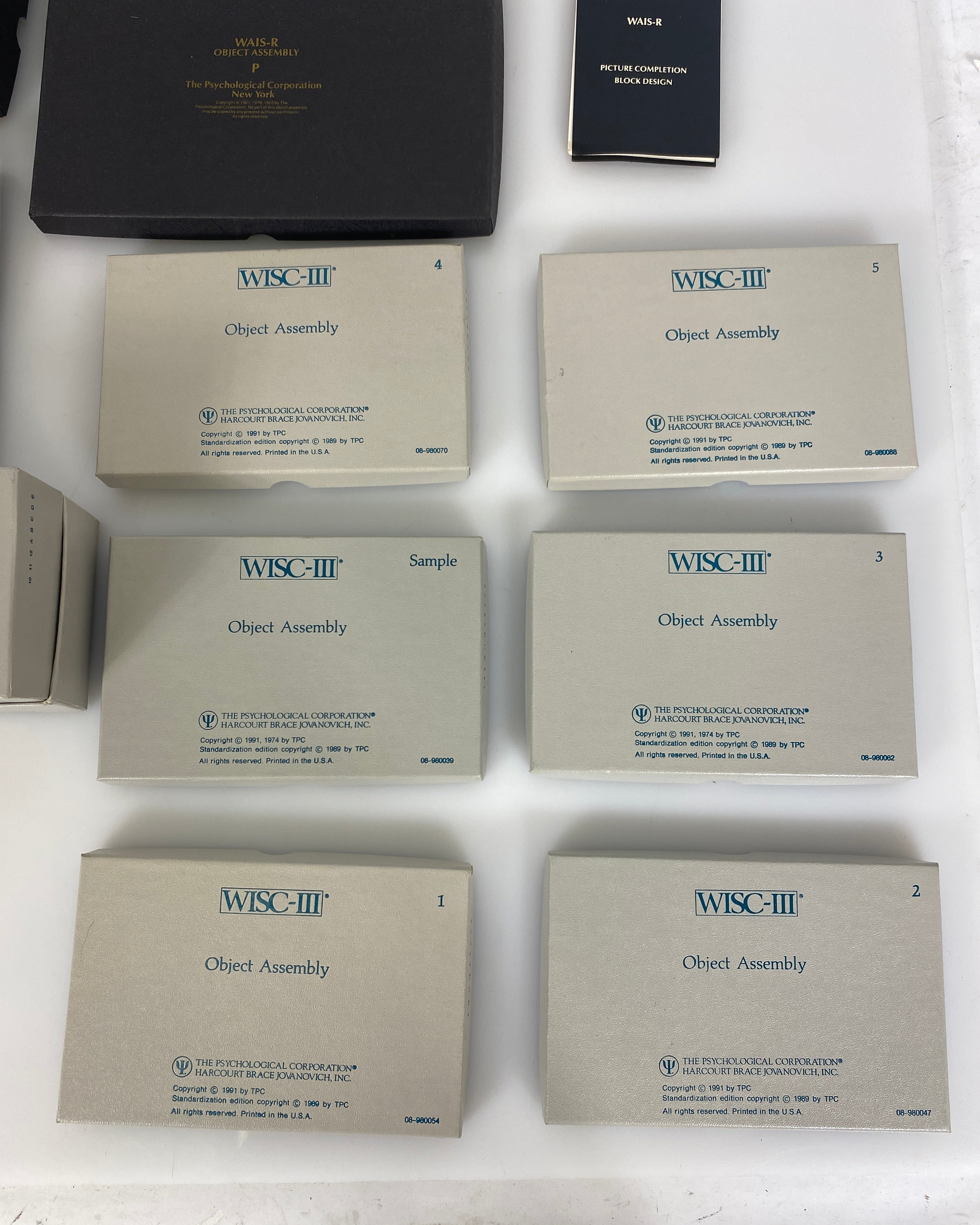 Wais-R Psychology Kit Adult IQ Criteria/Test