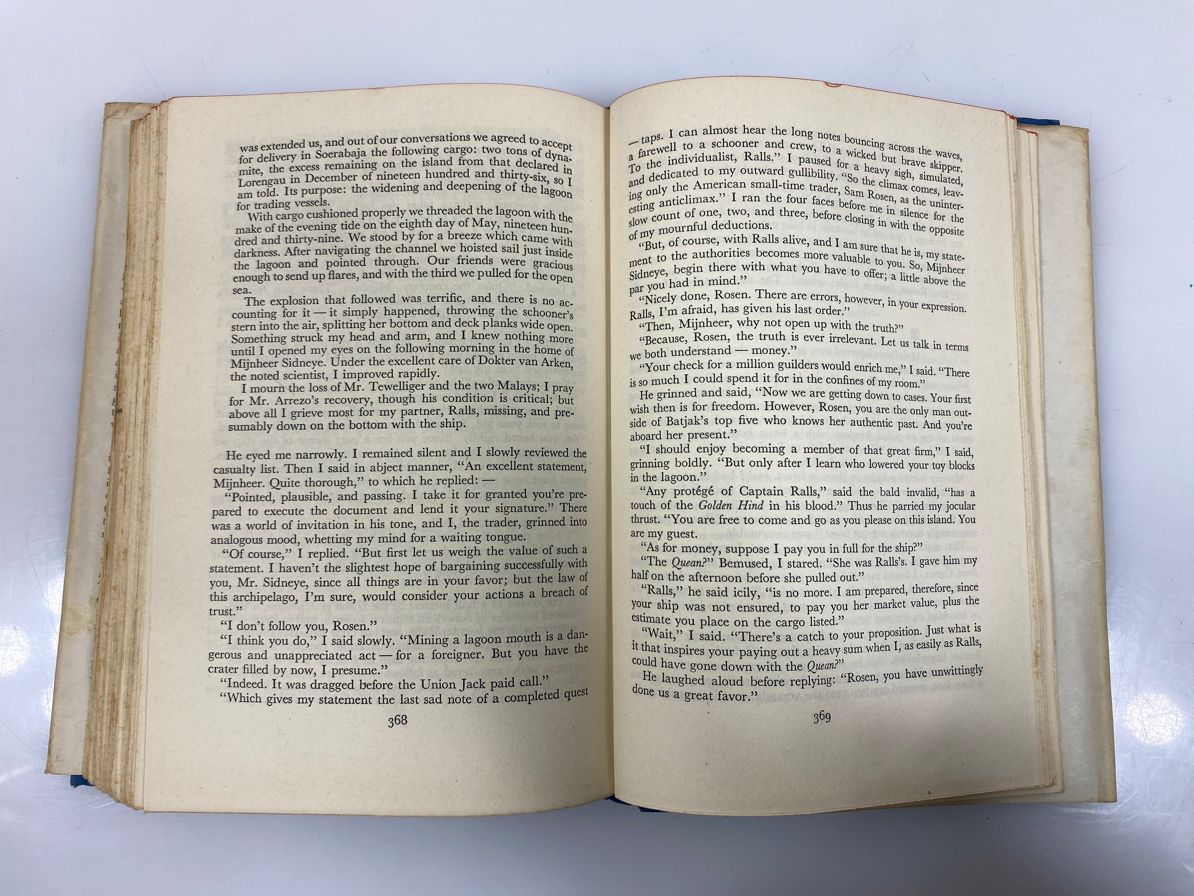 Wake of the Red Witch by Garland Roark 1946 HCDJ BCE