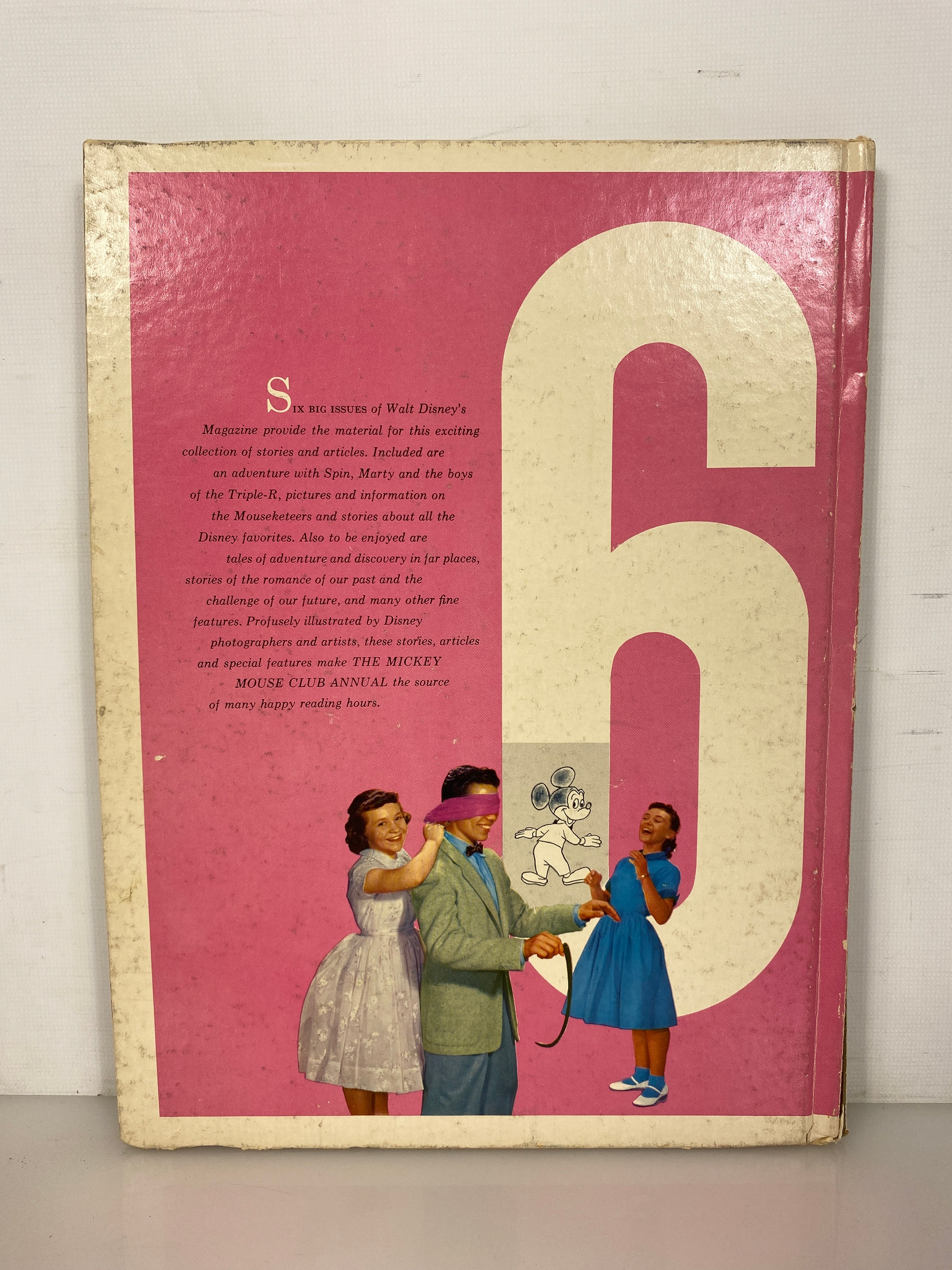 Walt Disney's Mickey Mouse Club Annual 1957 Vintage HC