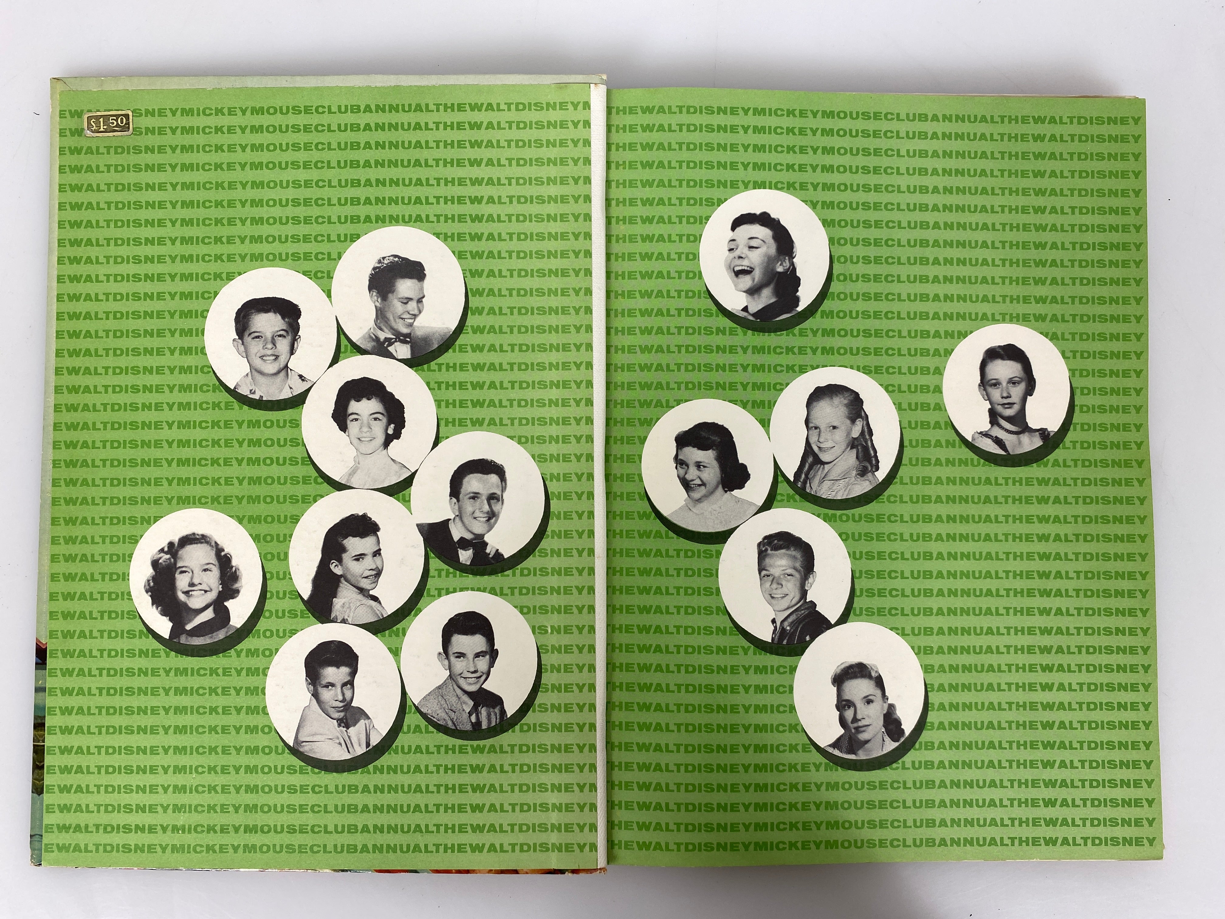 Walt Disney's Mickey Mouse Club Annual 1957 Vintage HC