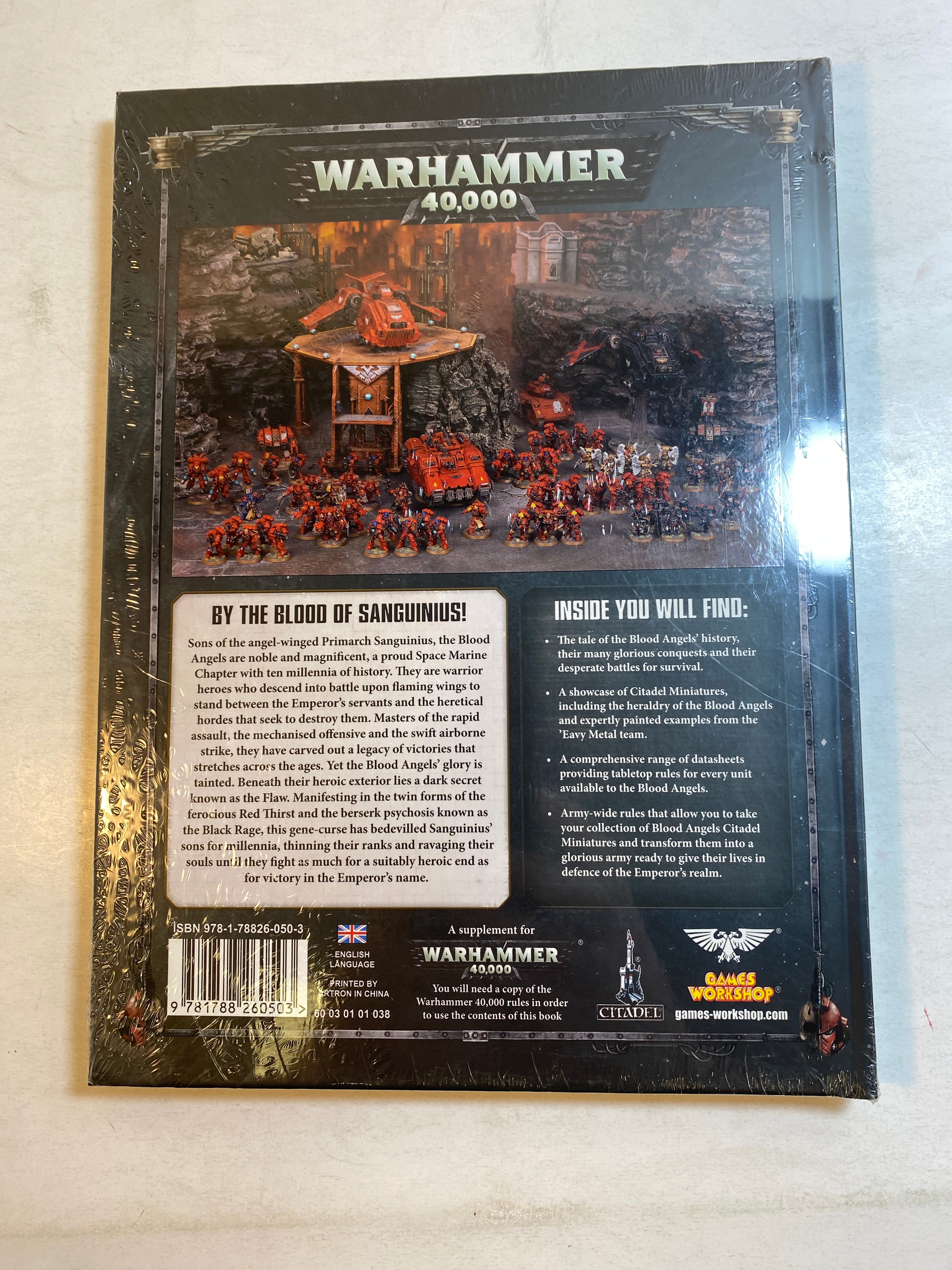 Warhammer 40000 Space Marines Blood Angels Codex 8th Edition *New*