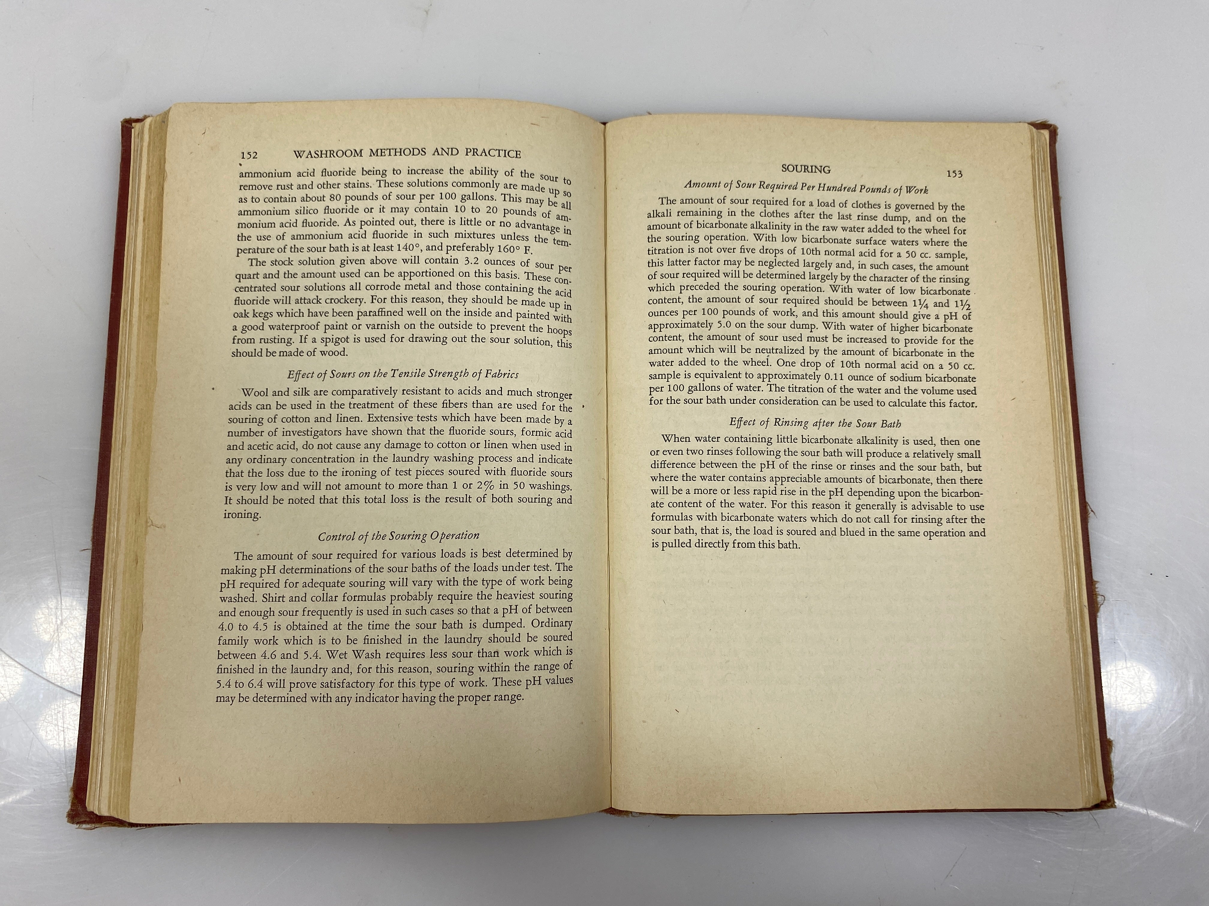 Washroom Methods & Practices in the Power Laundry Rare 1948 HC