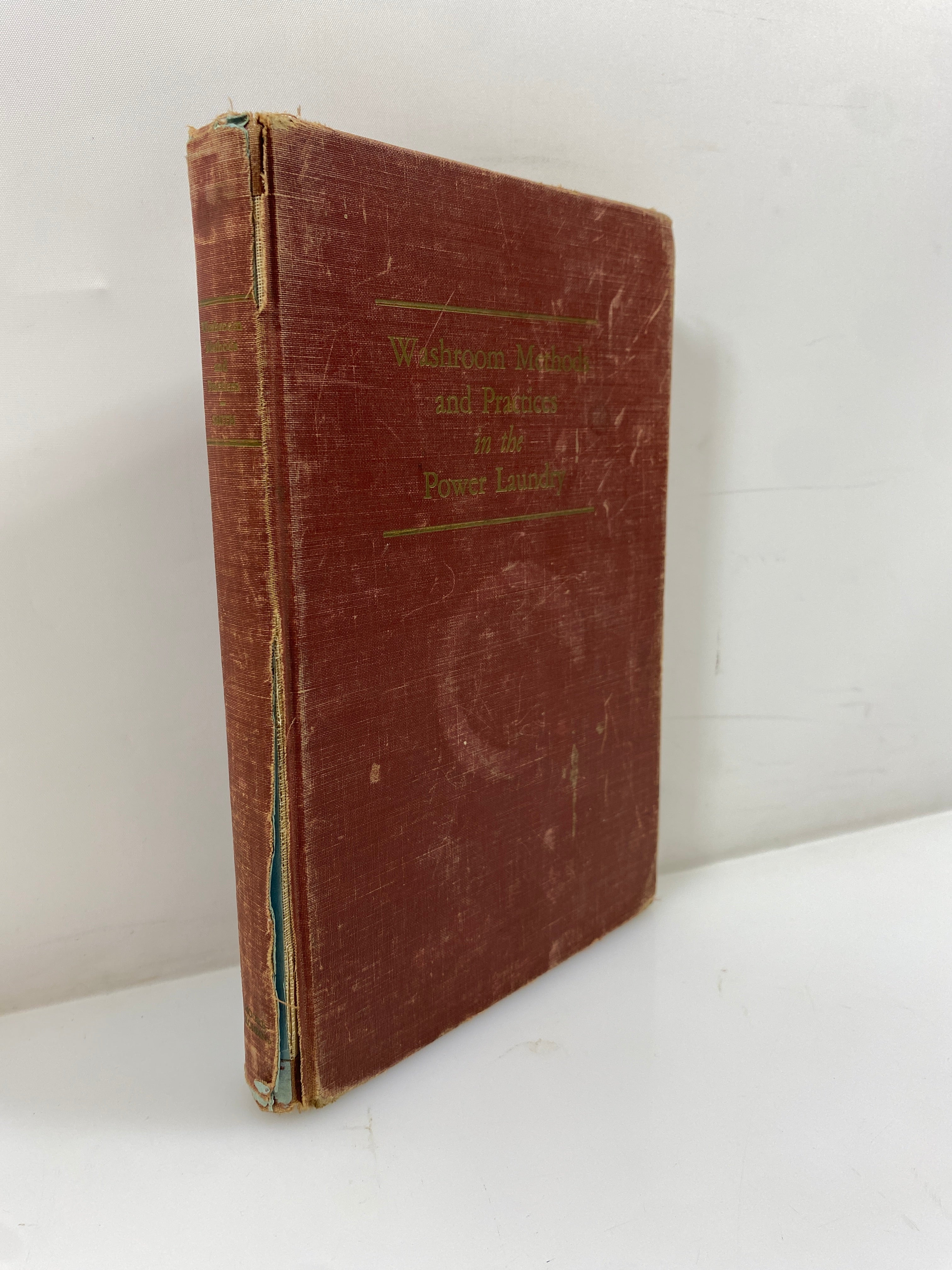 Washroom Methods & Practices in the Power Laundry Rare 1948 HC