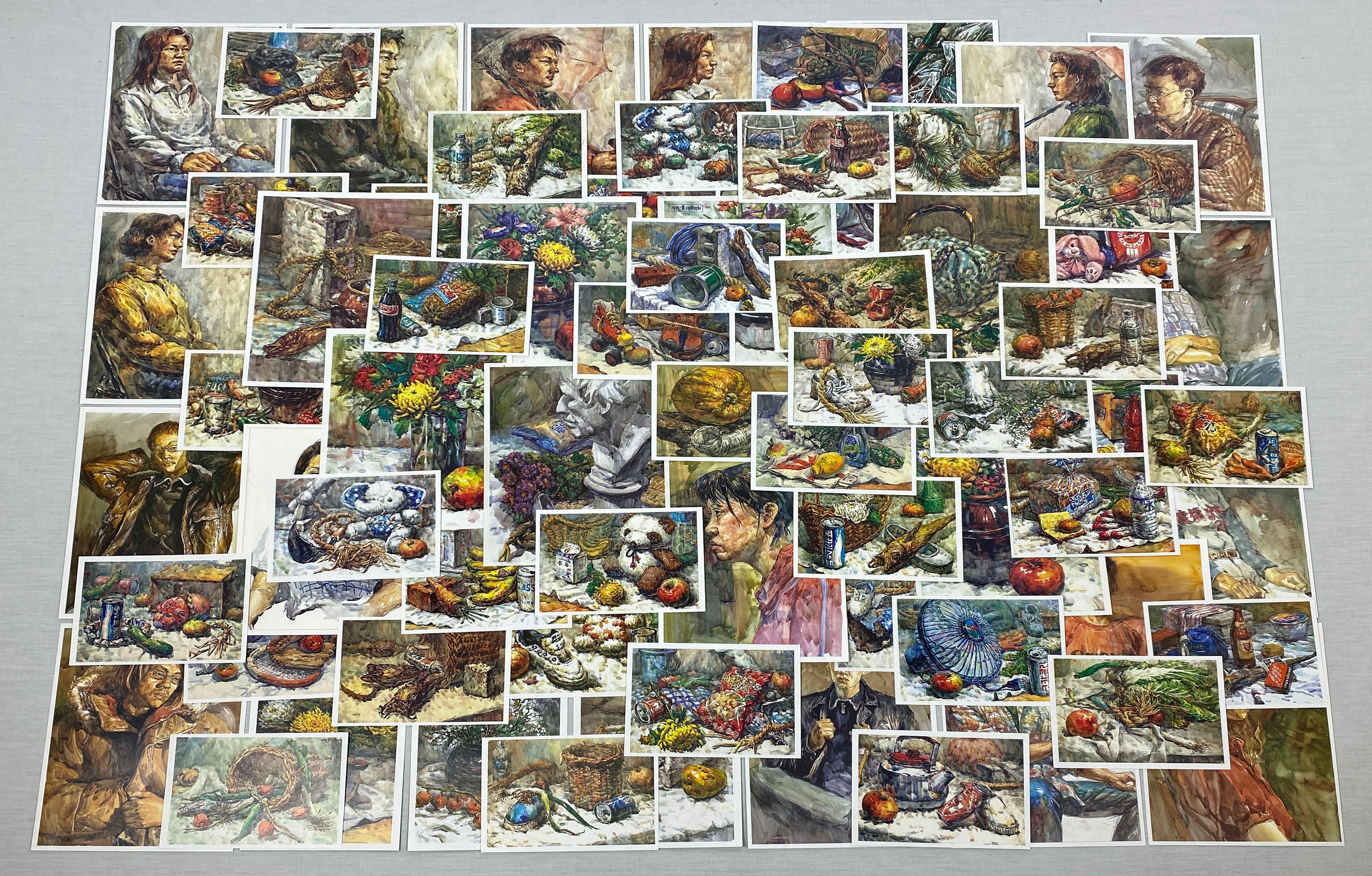 Watercolor Portraits and Still Life by Jaewon