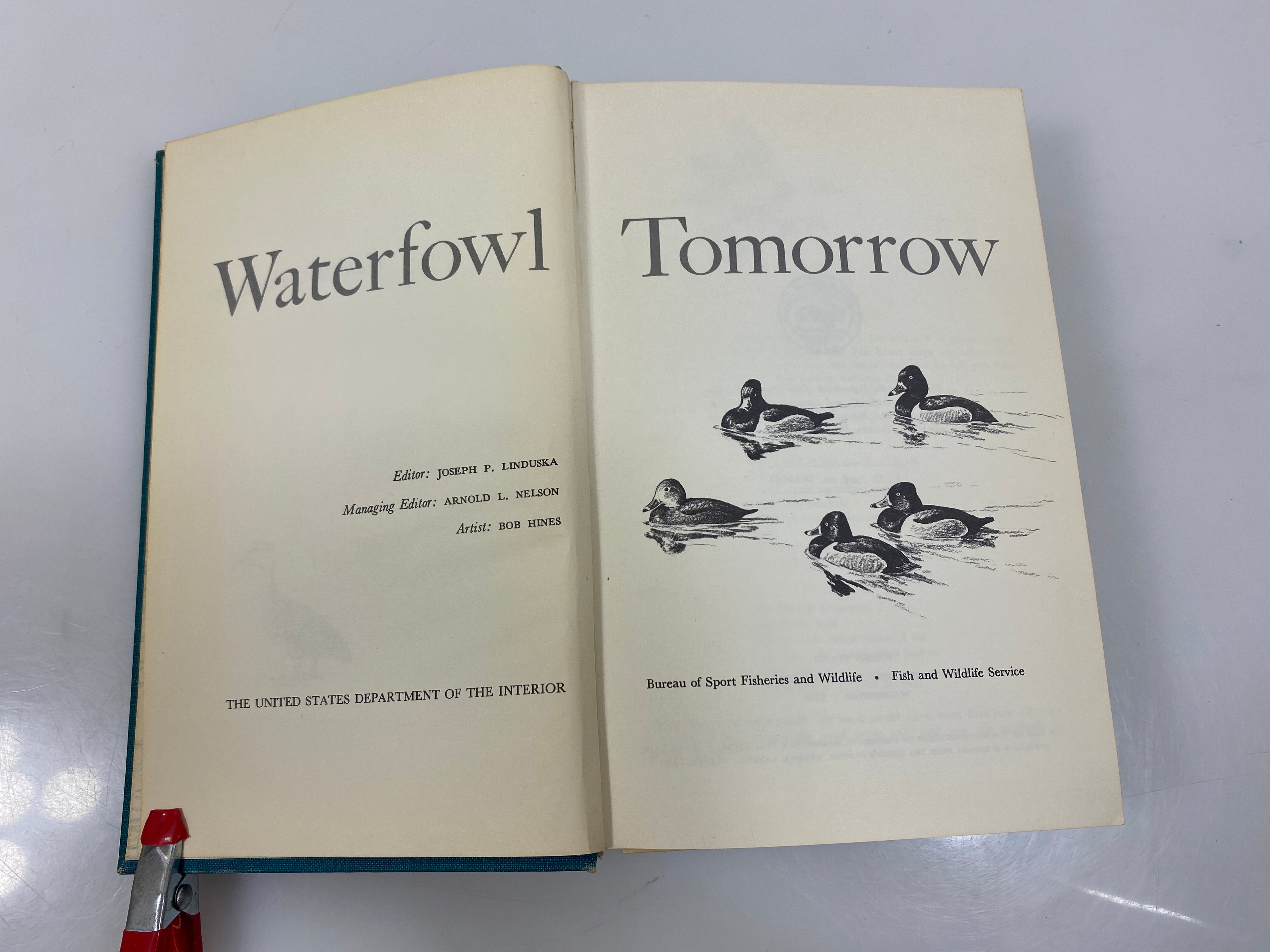 Waterfowl Tomorrow by Linduska 1964 HC