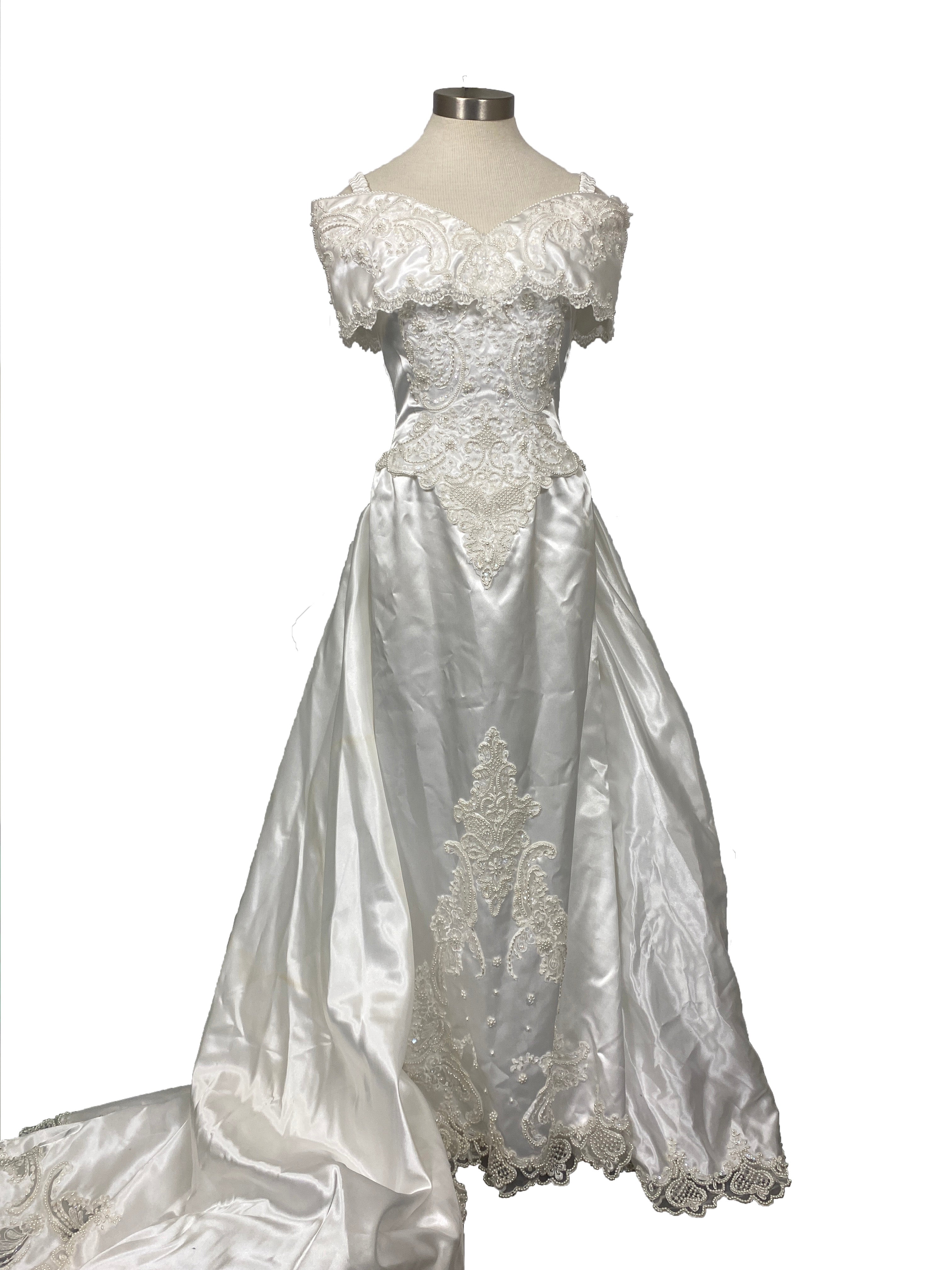 Vintage Zurcion Method Prestige Wedding Gown Women's Size 8