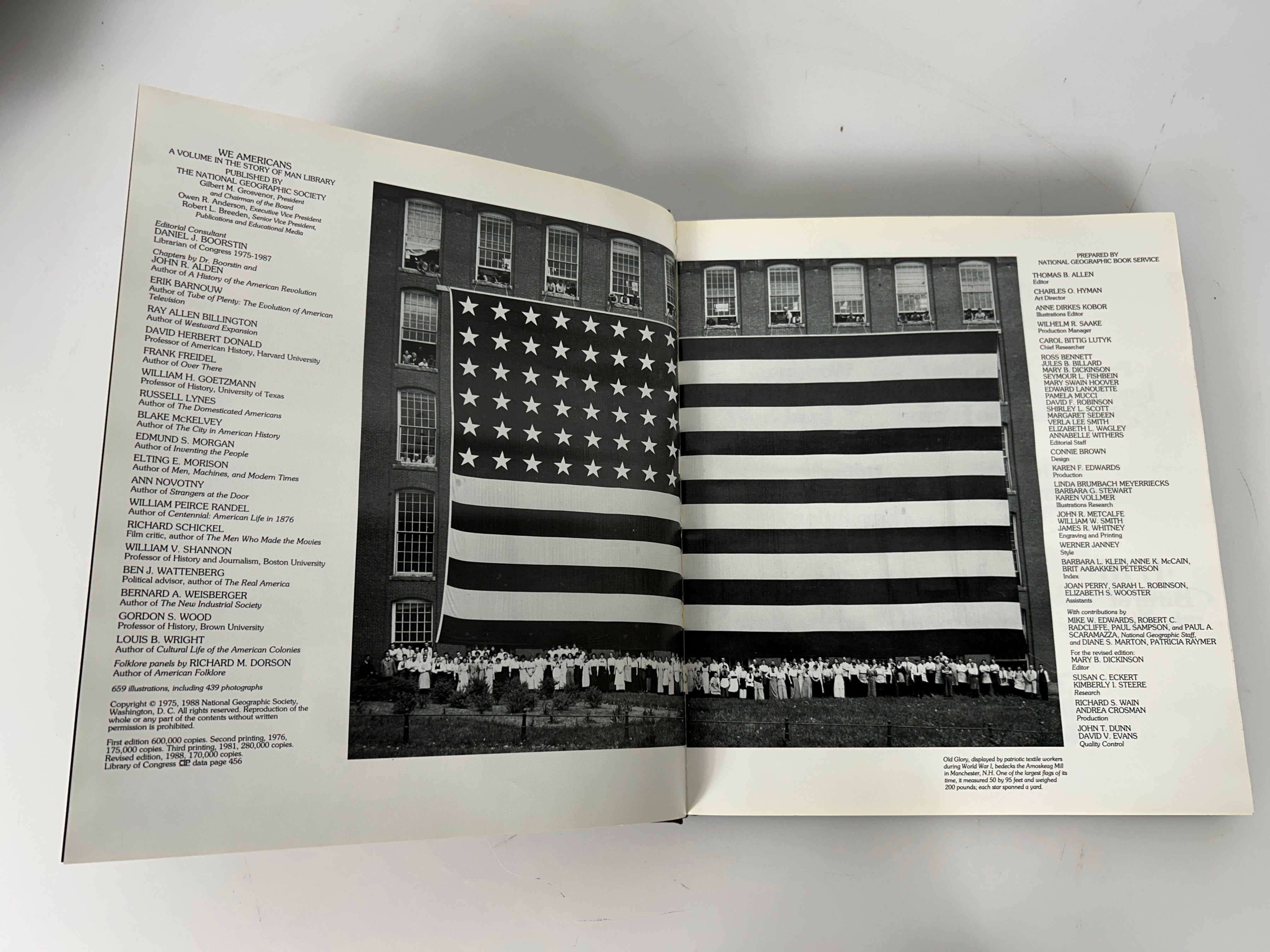 We Americans by Daniel Boorstin/Thomas B. Allen National Geographic HC 1988