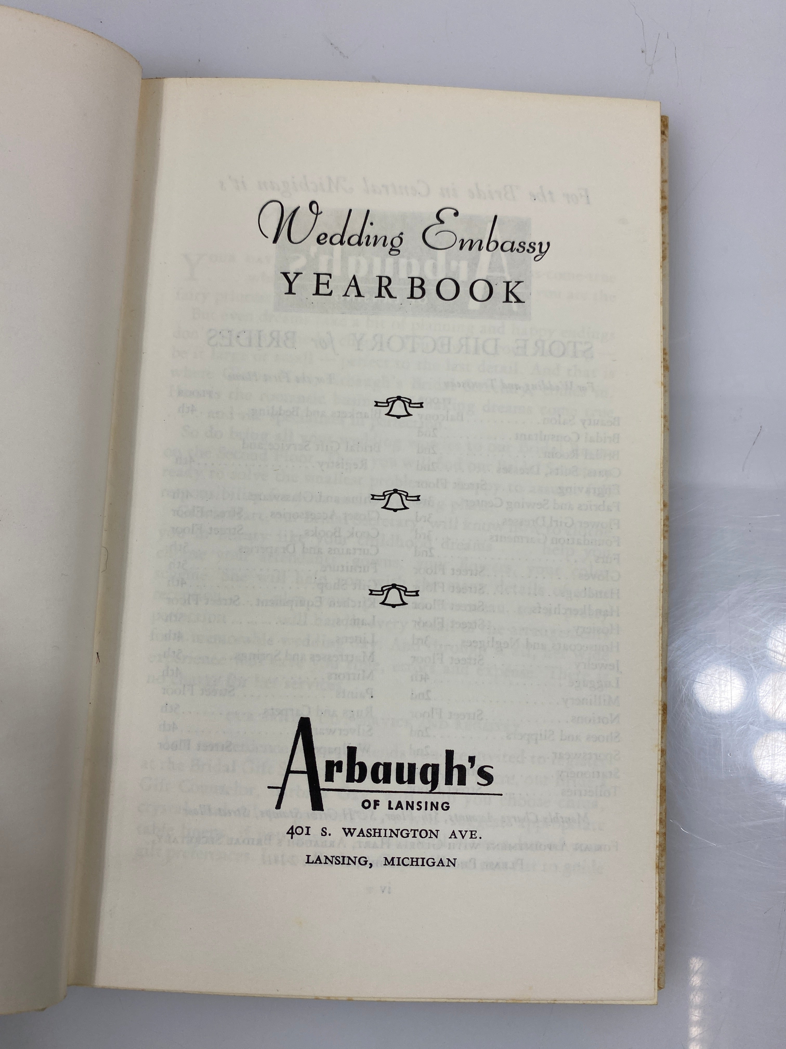 Wedding Embassy Yearbook 1966 HC