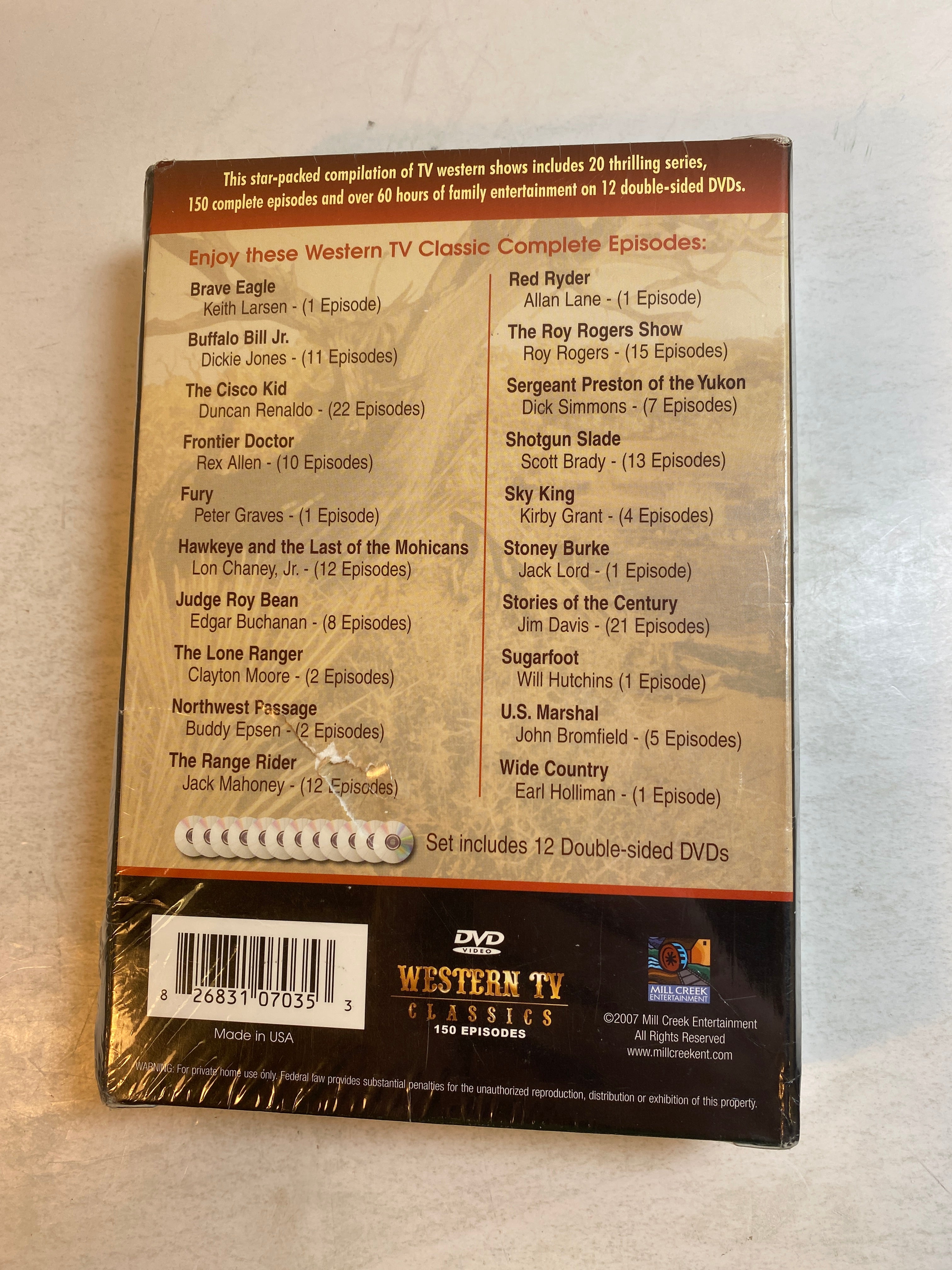 Western TV Classics DVD Box Set 2007 *New*