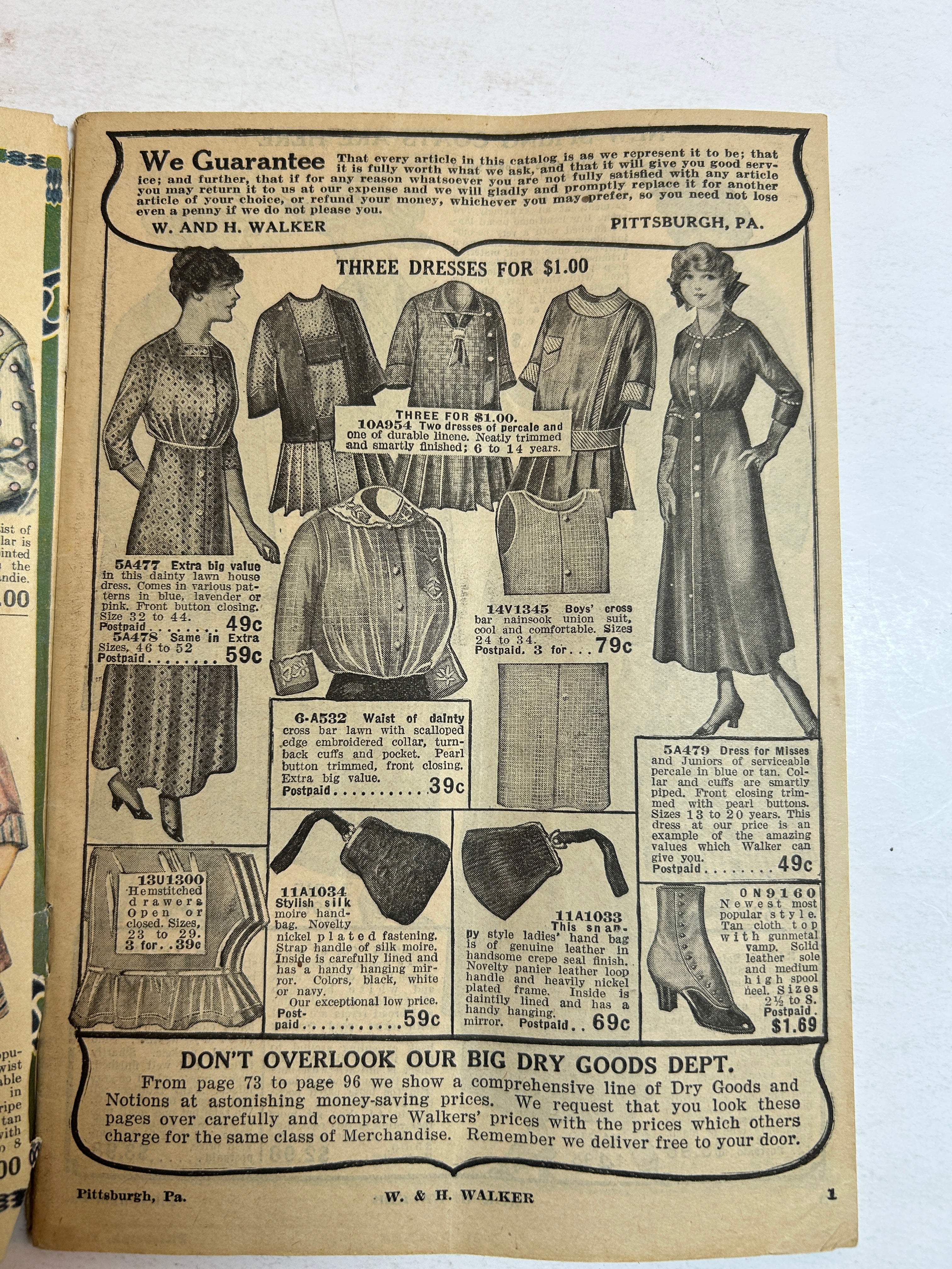 WH Walker Catalog 1916