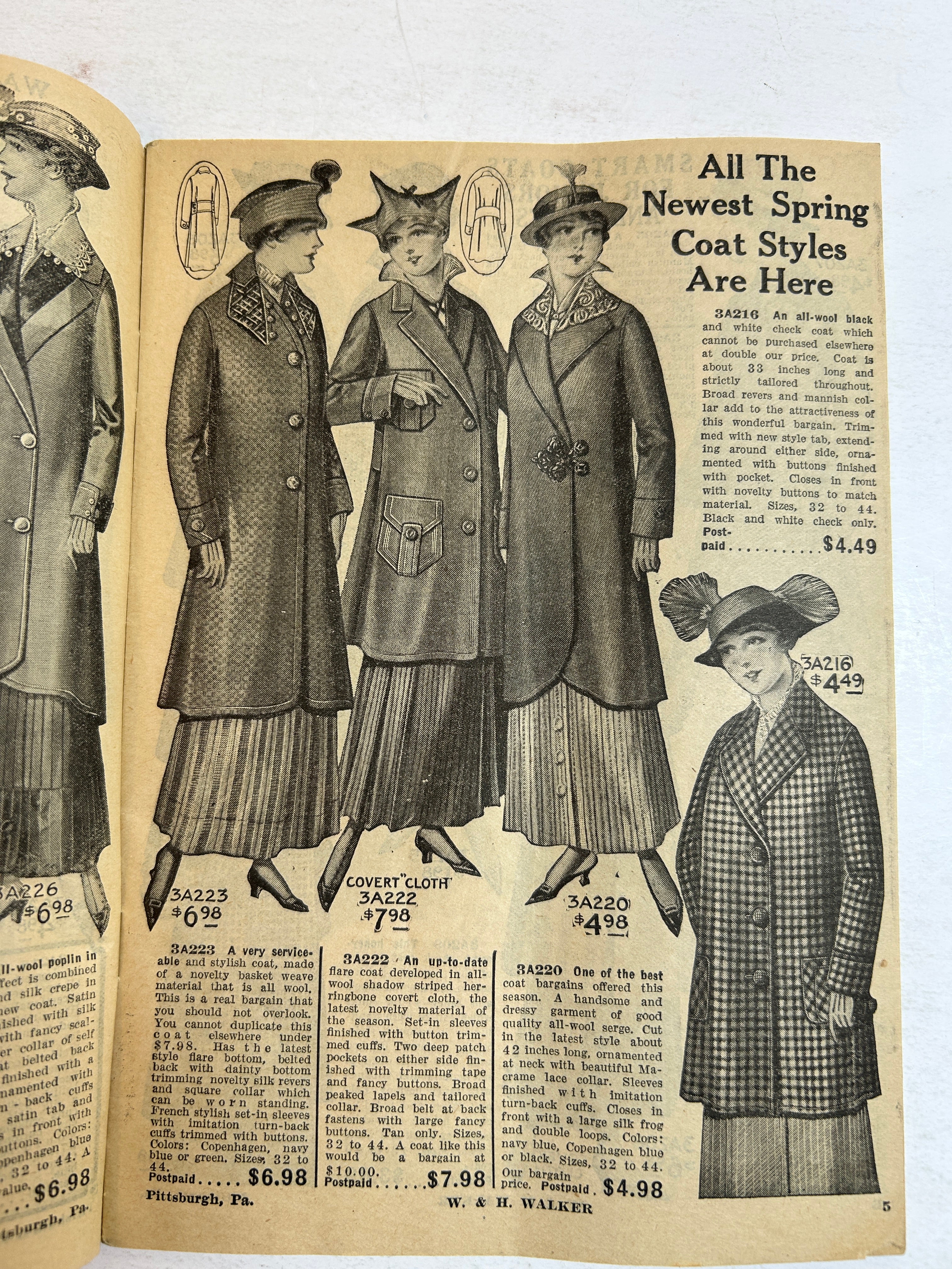 WH Walker Catalog 1916