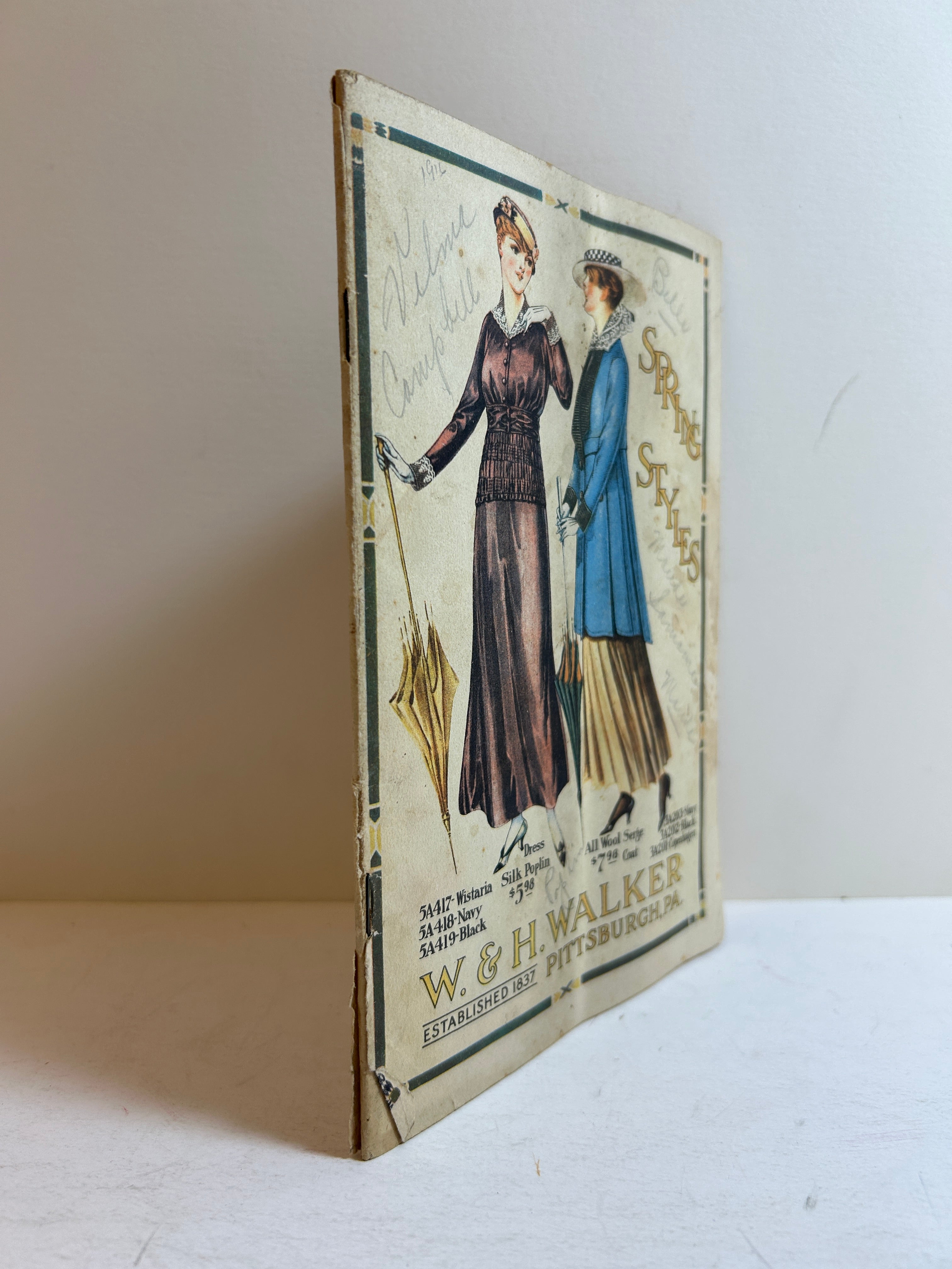 WH Walker Catalog 1916