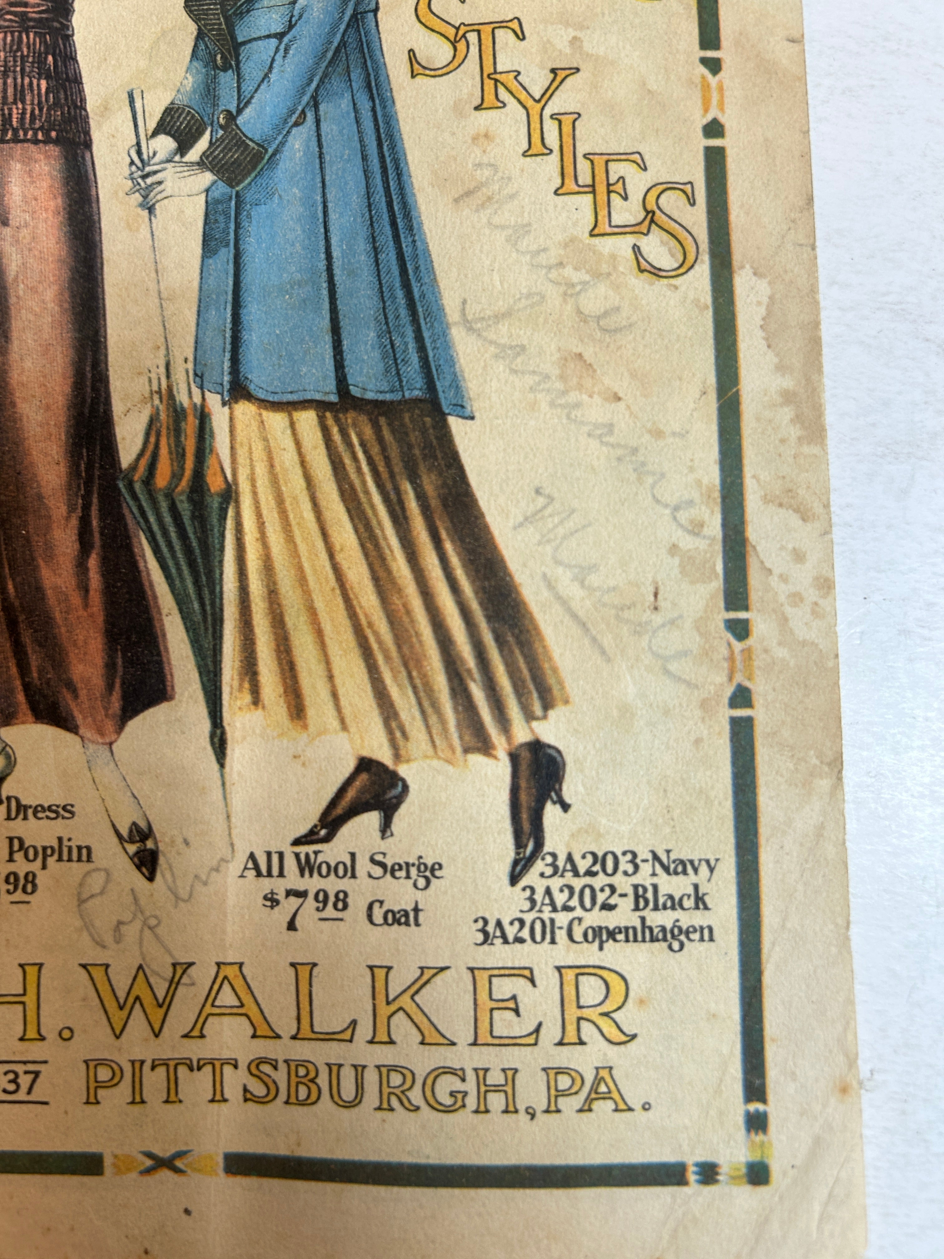 WH Walker Catalog 1916
