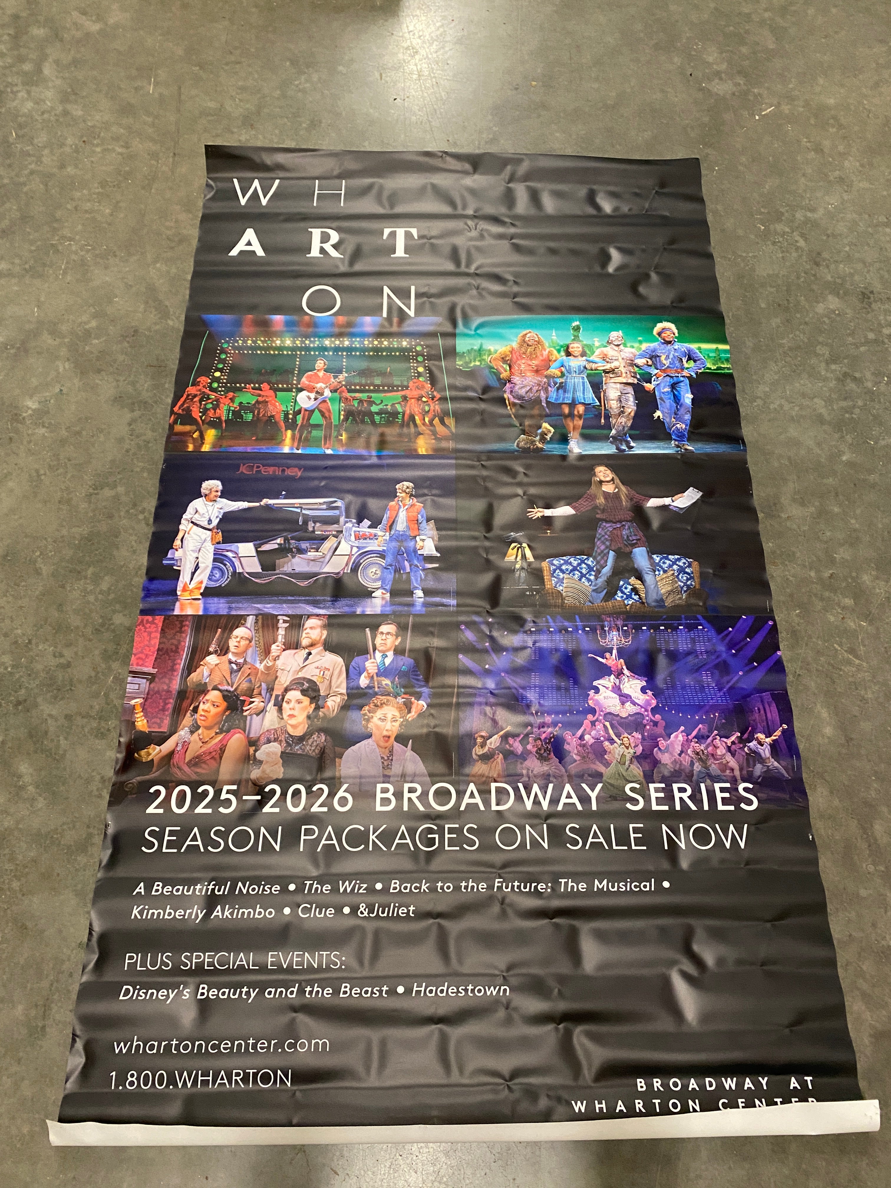 Wharton Center '2025-2026 Broadway Series Season Packages' Promotional Poster