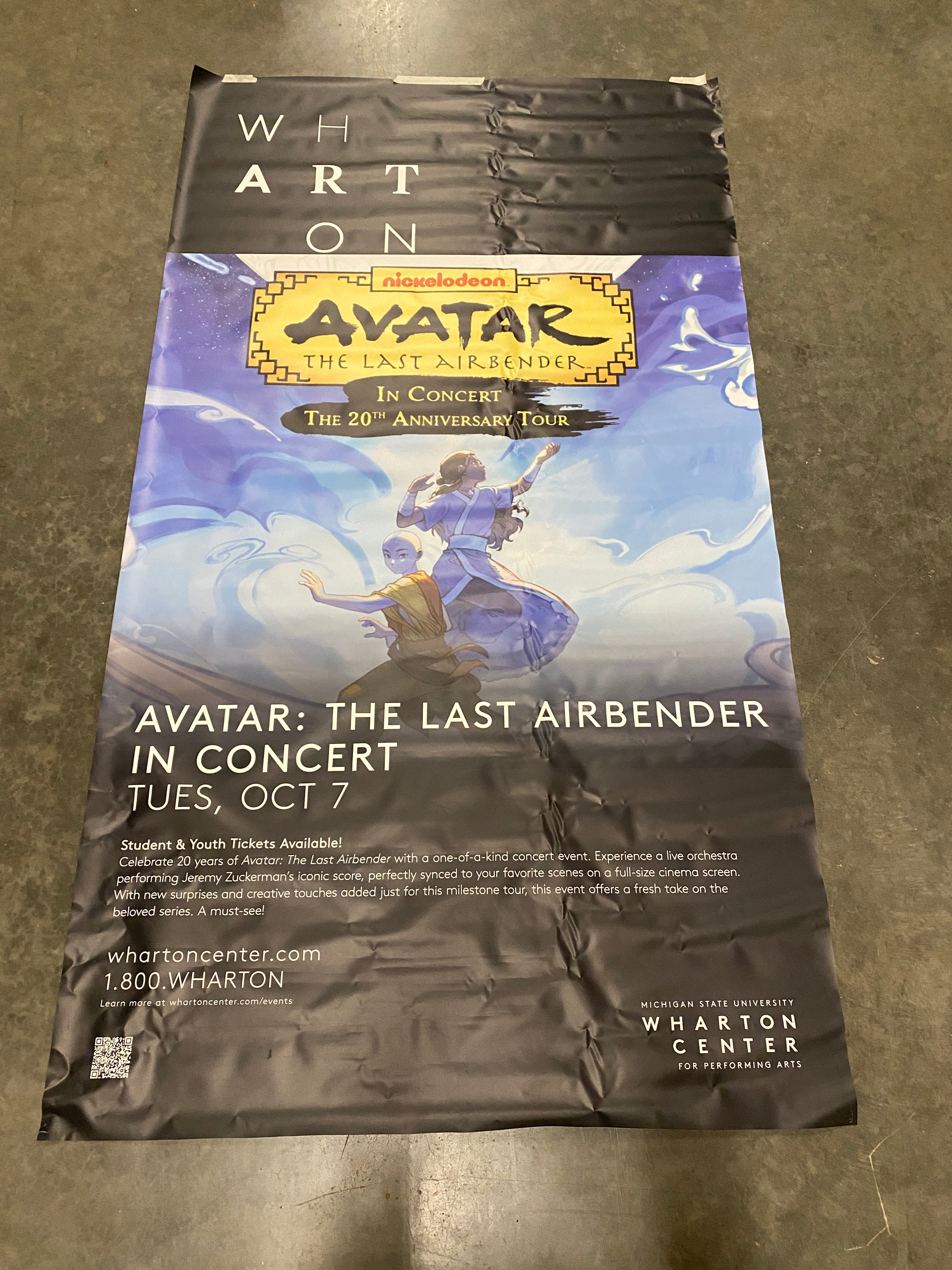 Wharton Center 'Avatar: The Last Airbender In Concert' Promotional Poster