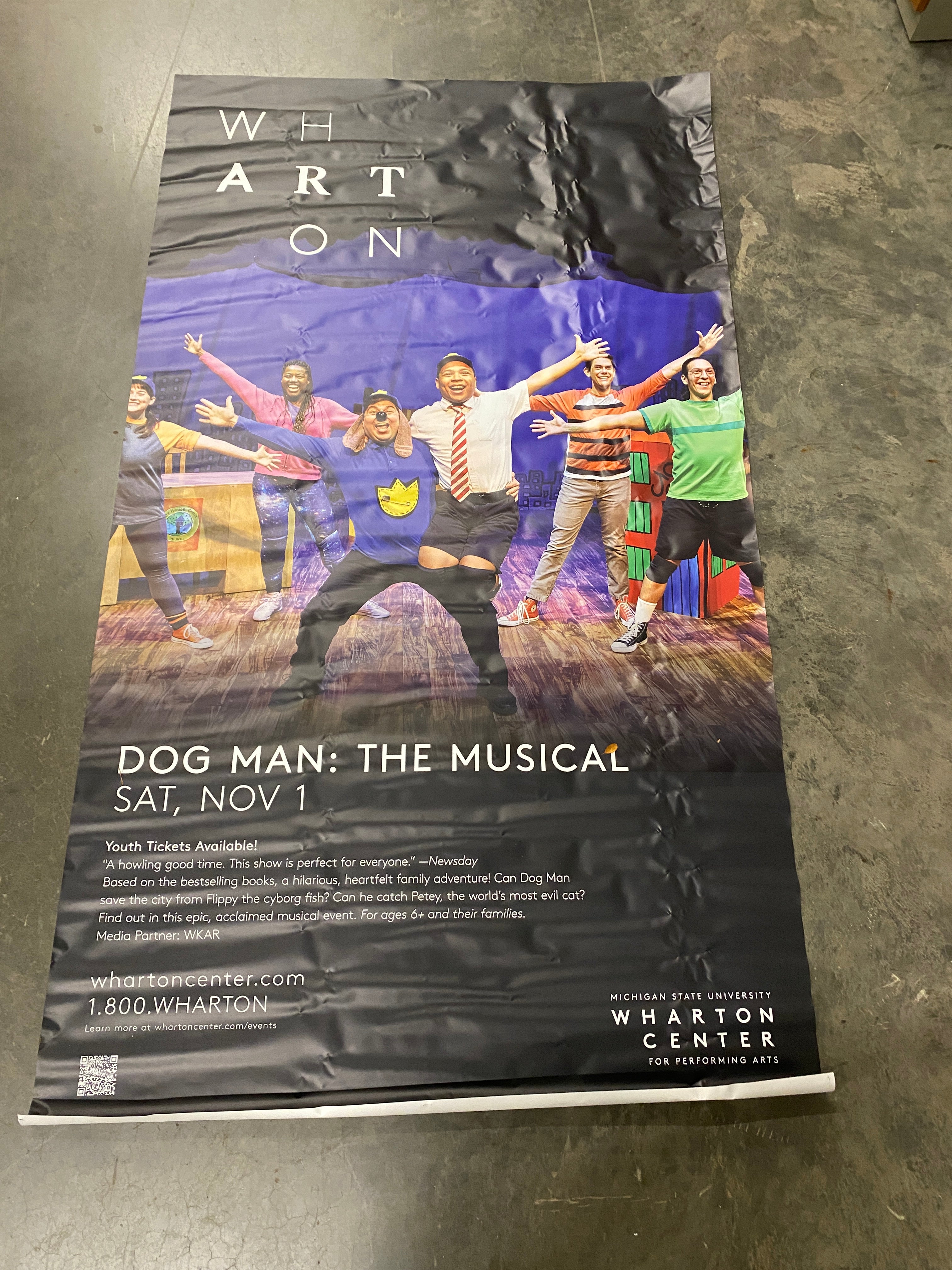 Wharton Center 'Dog Man: The Musical' Promotional Poster