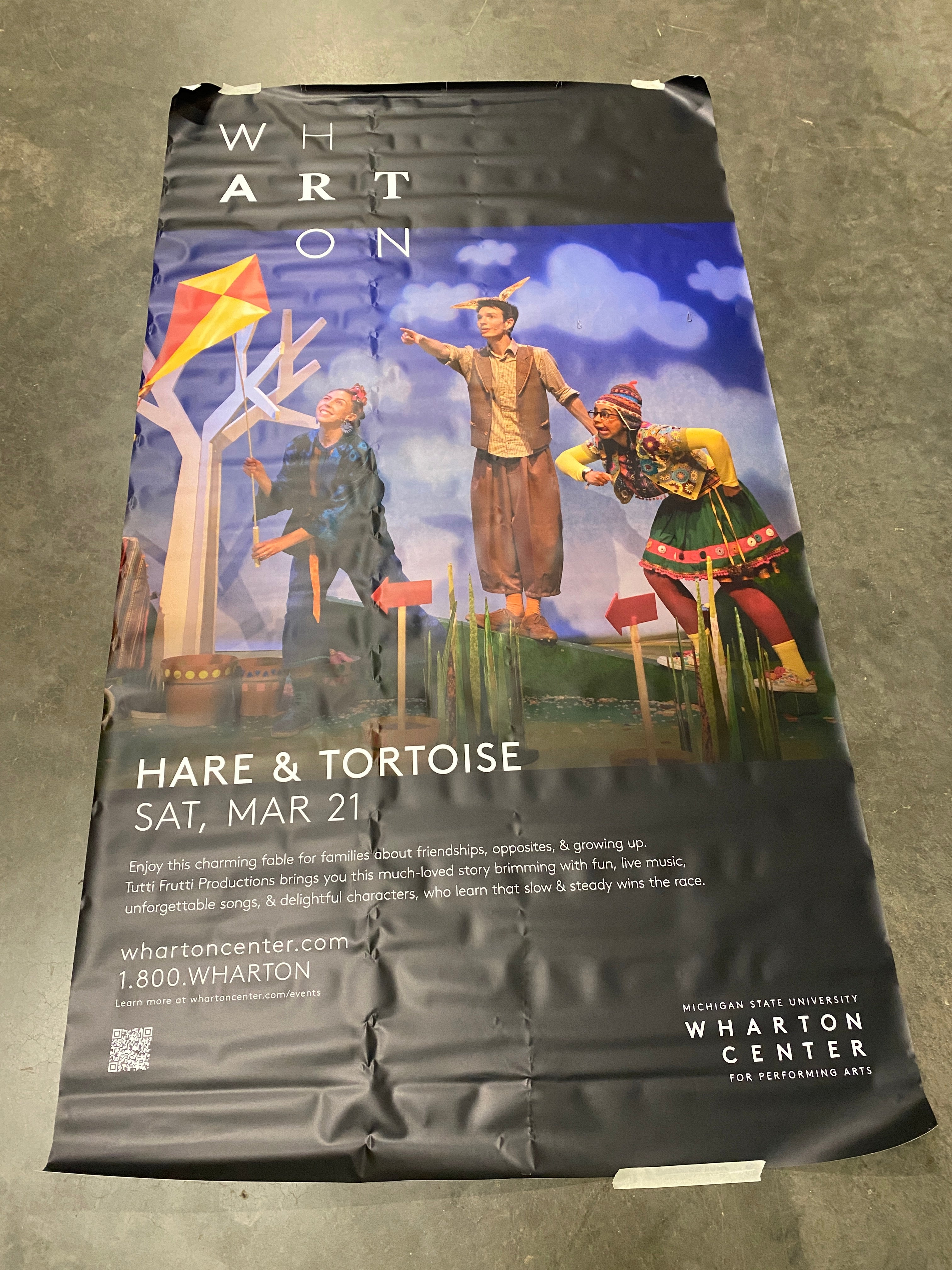 Wharton Center 'Hare & Tortoise' Promotional Poster